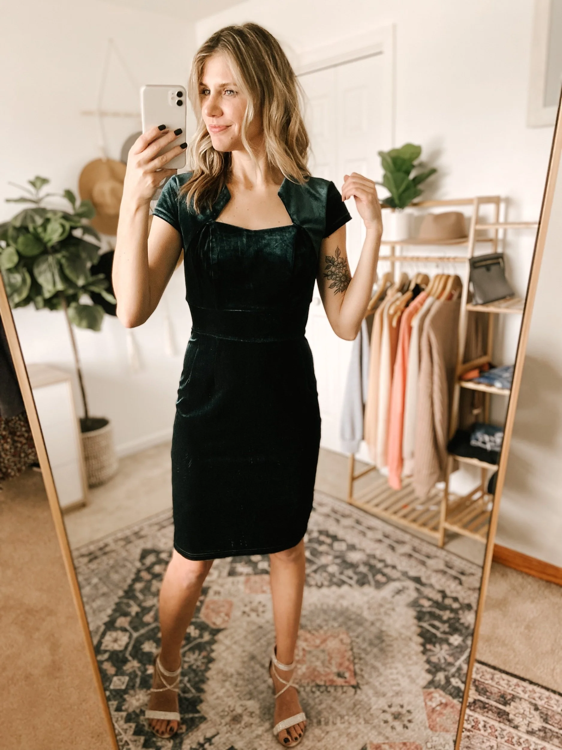 50s Vintage Pencil Dress