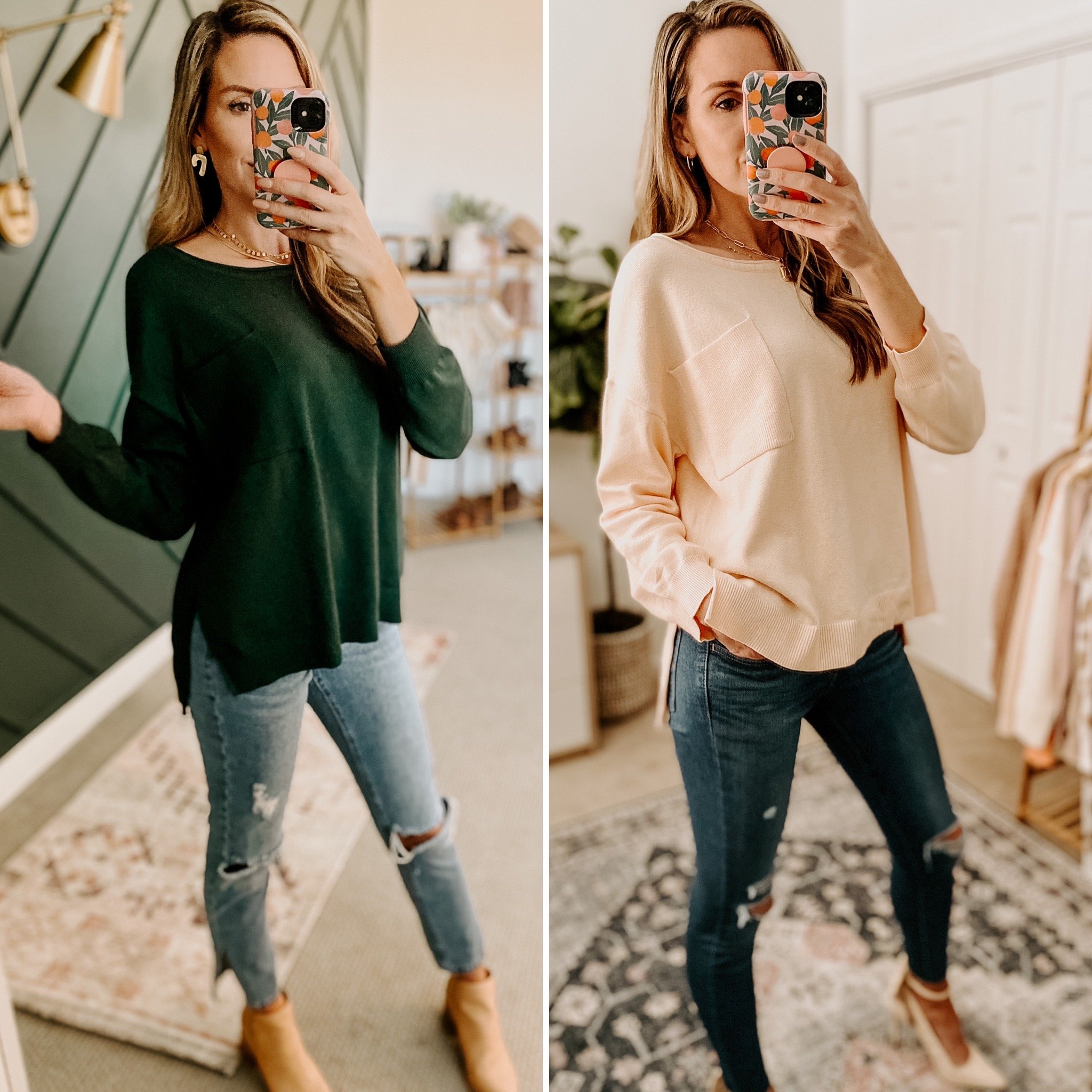 Loose Fit Pullover Sweater