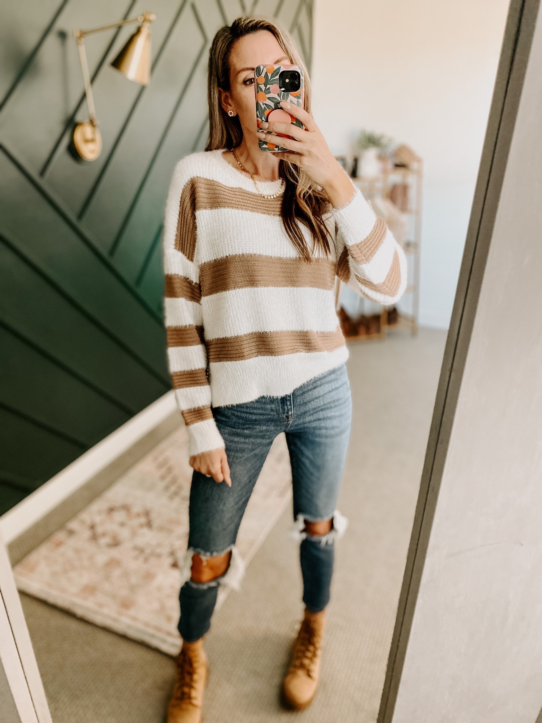 Stripe Color Sweater
