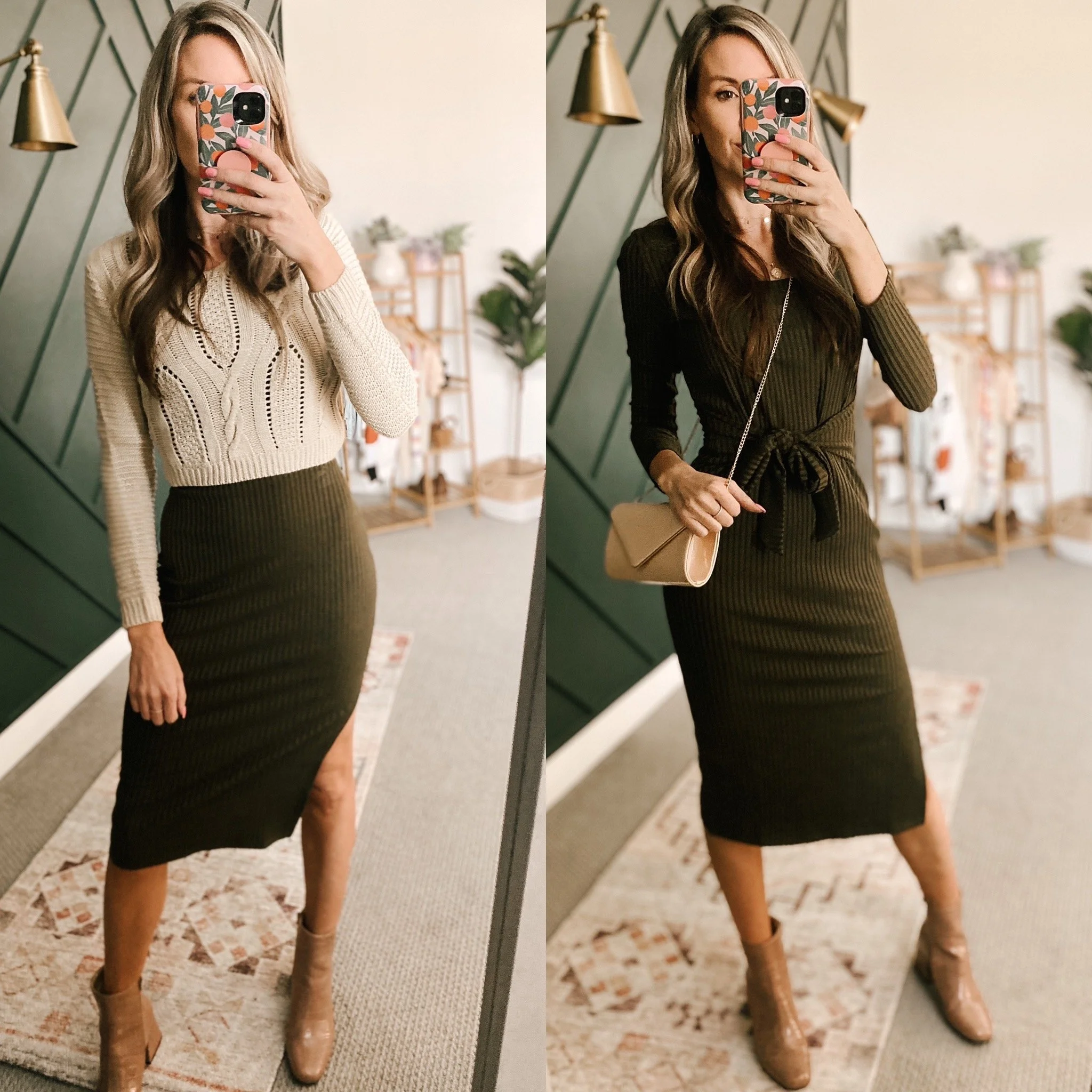 Long Sleeve Sweater Dress