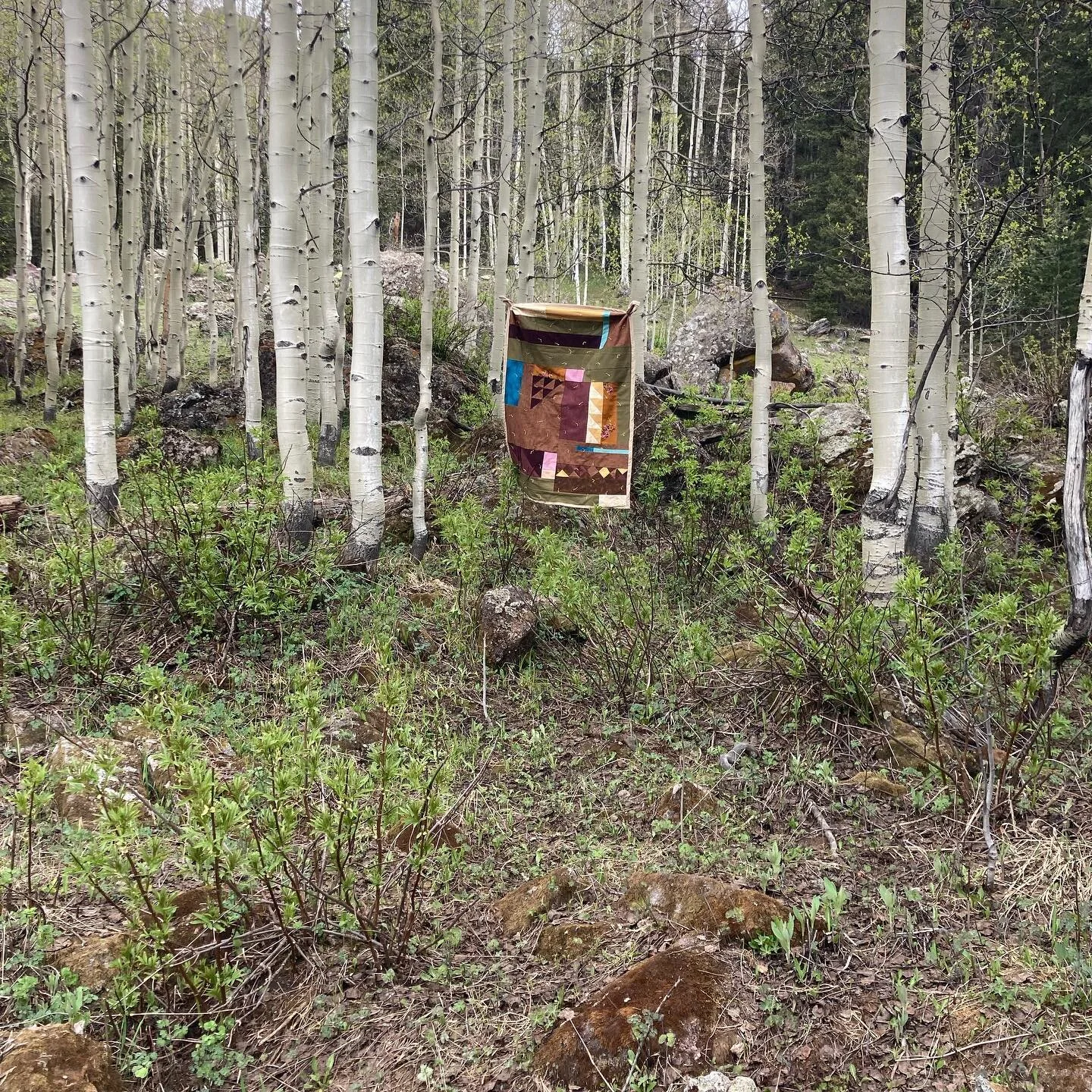 Disappearing from the (social media) internet for a month, finishing up my #the100dayproject . I&rsquo;ll share the last ~10 days when I&rsquo;m back in July. If you need me until then, find me elsewhere. 
✨
✨
✨
#quiltsofinstagram #abstractart #color