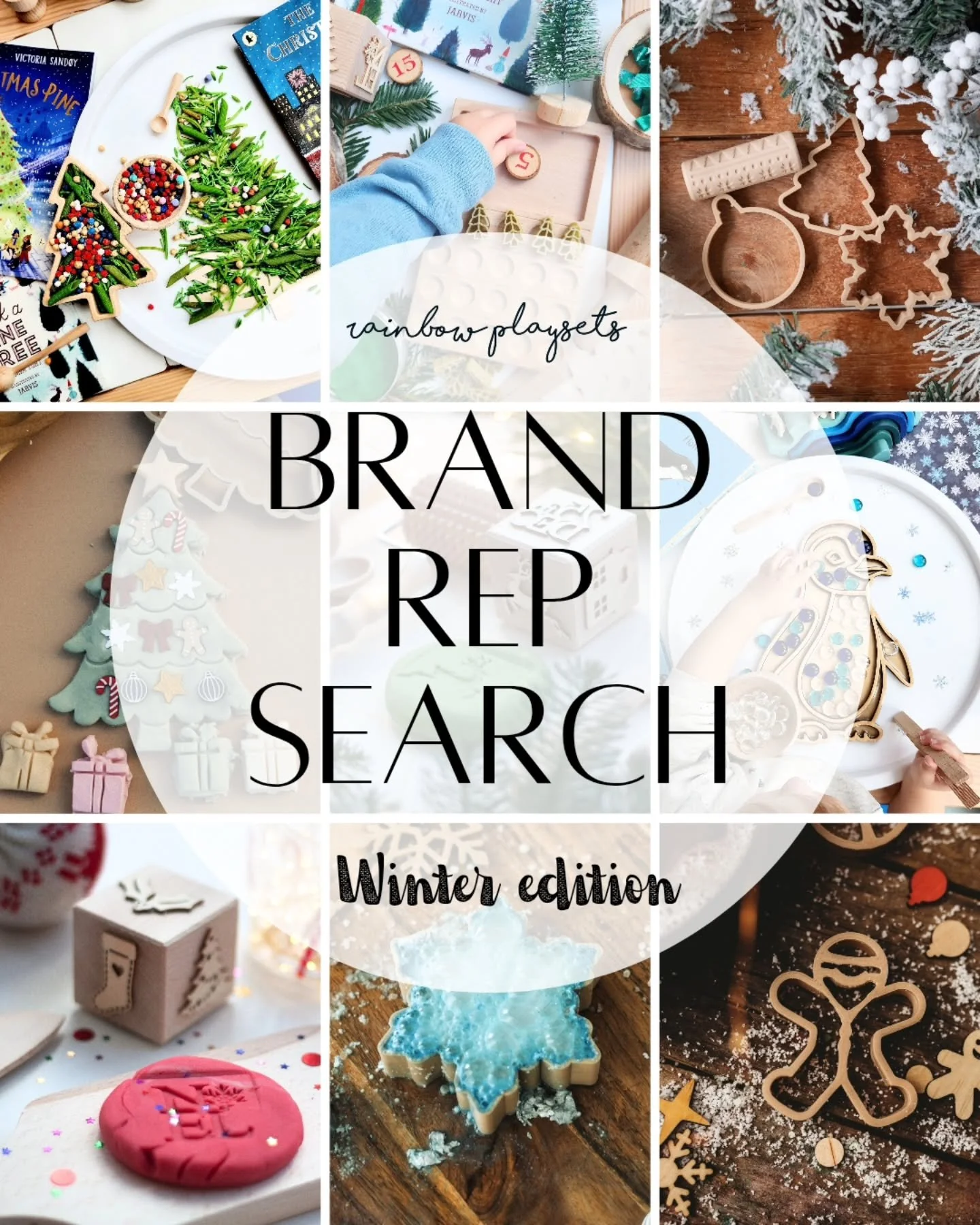 🌈BRAND REP SEARCH🌈 

We&rsquo;re so excited to welcome a few new faces to the @rainbowplaysets.co.uk Brand Rep Team for Winter term (November - January)❄️🩵🎄 

We&rsquo;re a small eco-friendly business offering Montessori-inspired, wooden play res