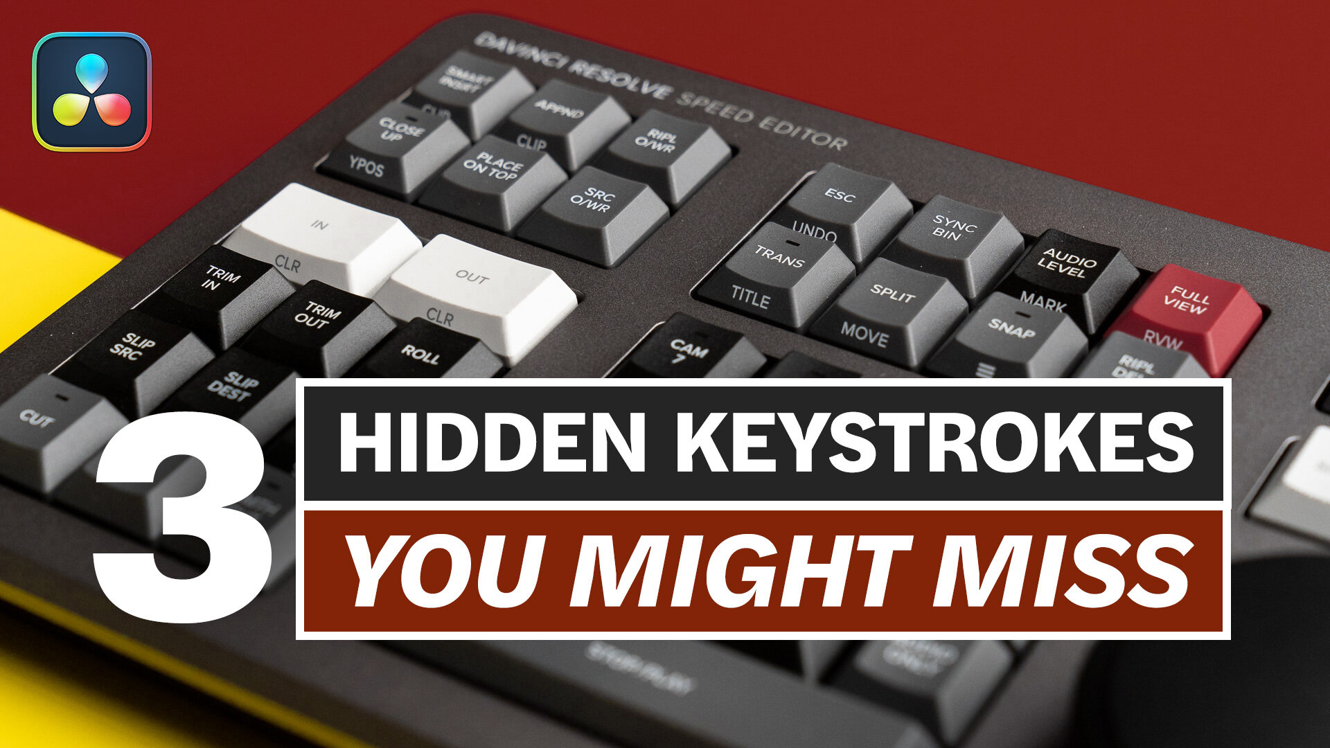 DaVinci Resolve SPEED EDITOR Modifier Keys Explained!