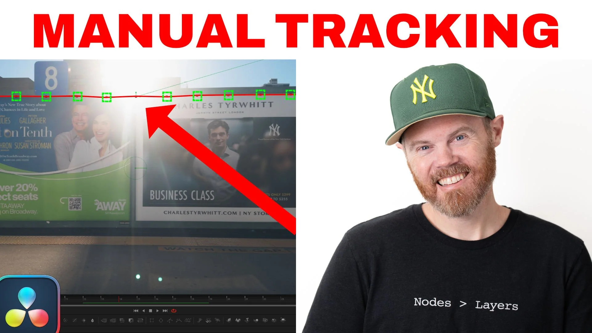 Manual Tracking in DaVinci Resolve