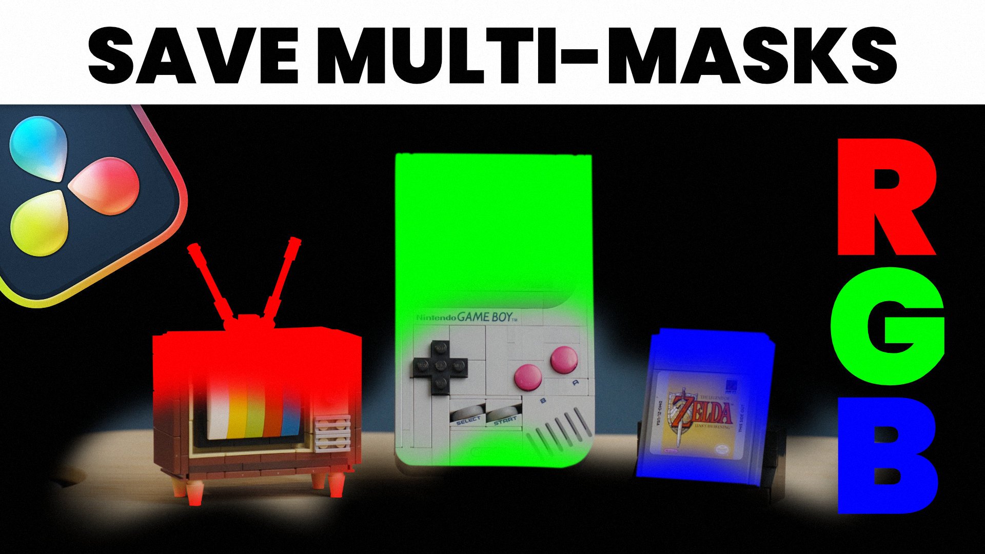Create and Use RGB Disco Mattes (mult-layer) in Resolve