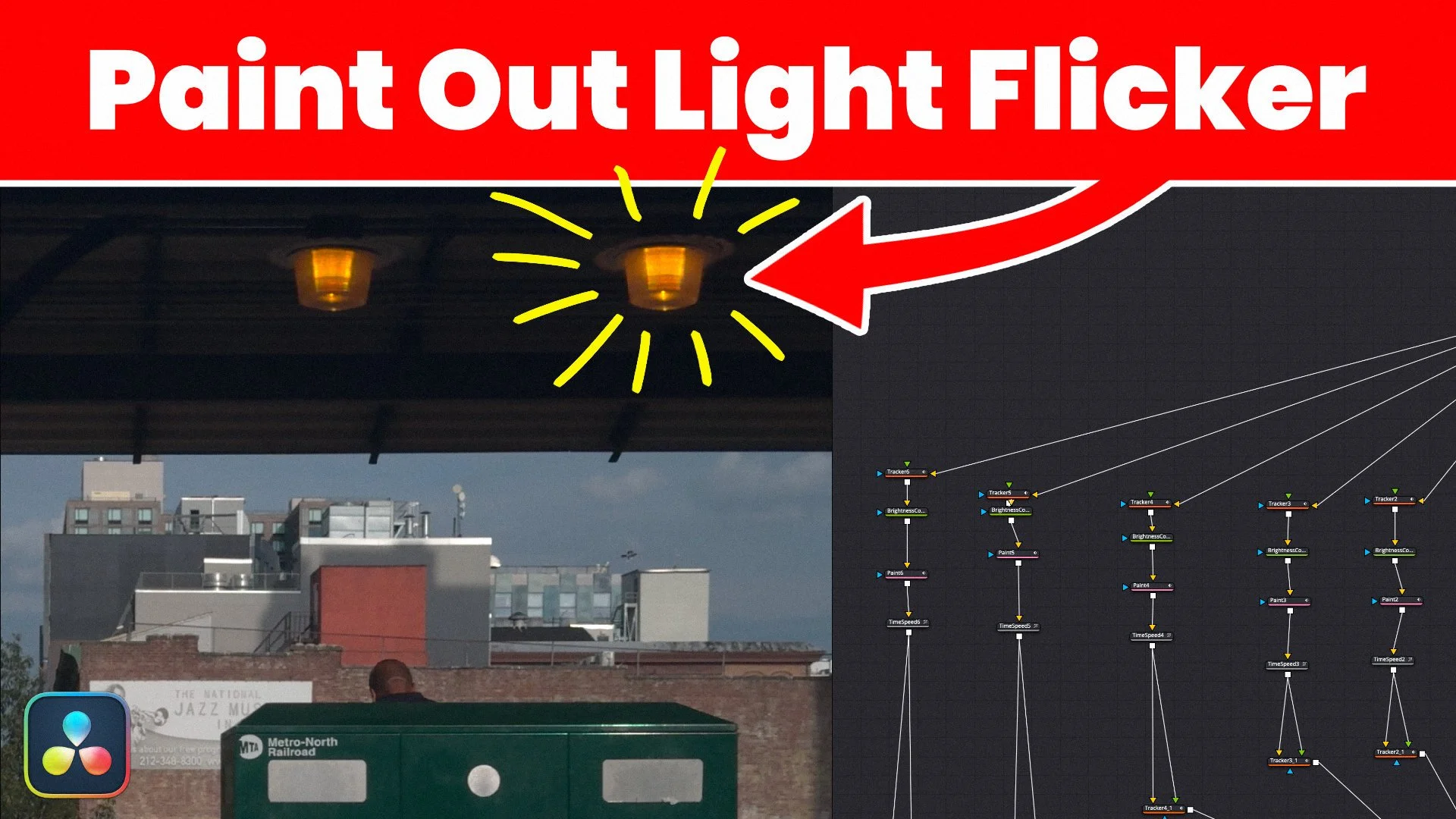 Remove Light Flicker with Fusion VFX