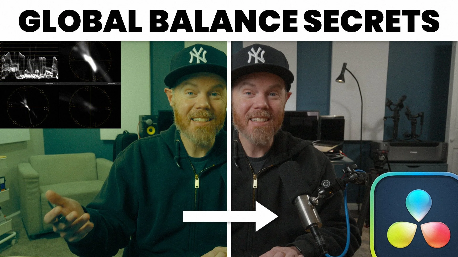 HDR Global Color Balancing in Resolve