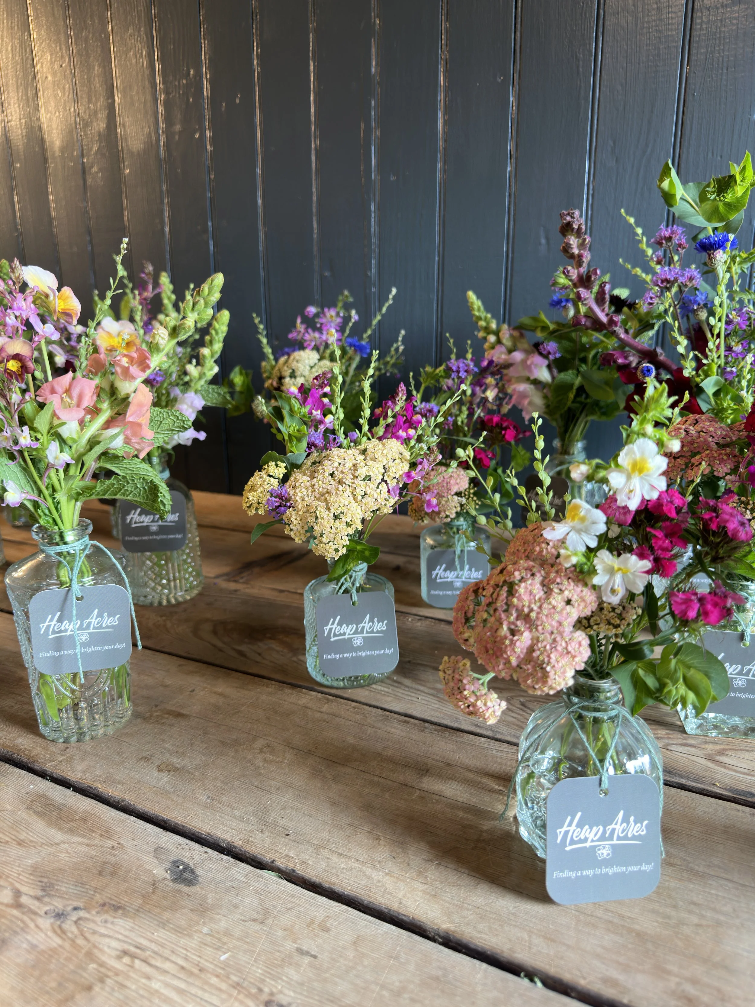 Fresh Flower Bud Vases - 6 Pack