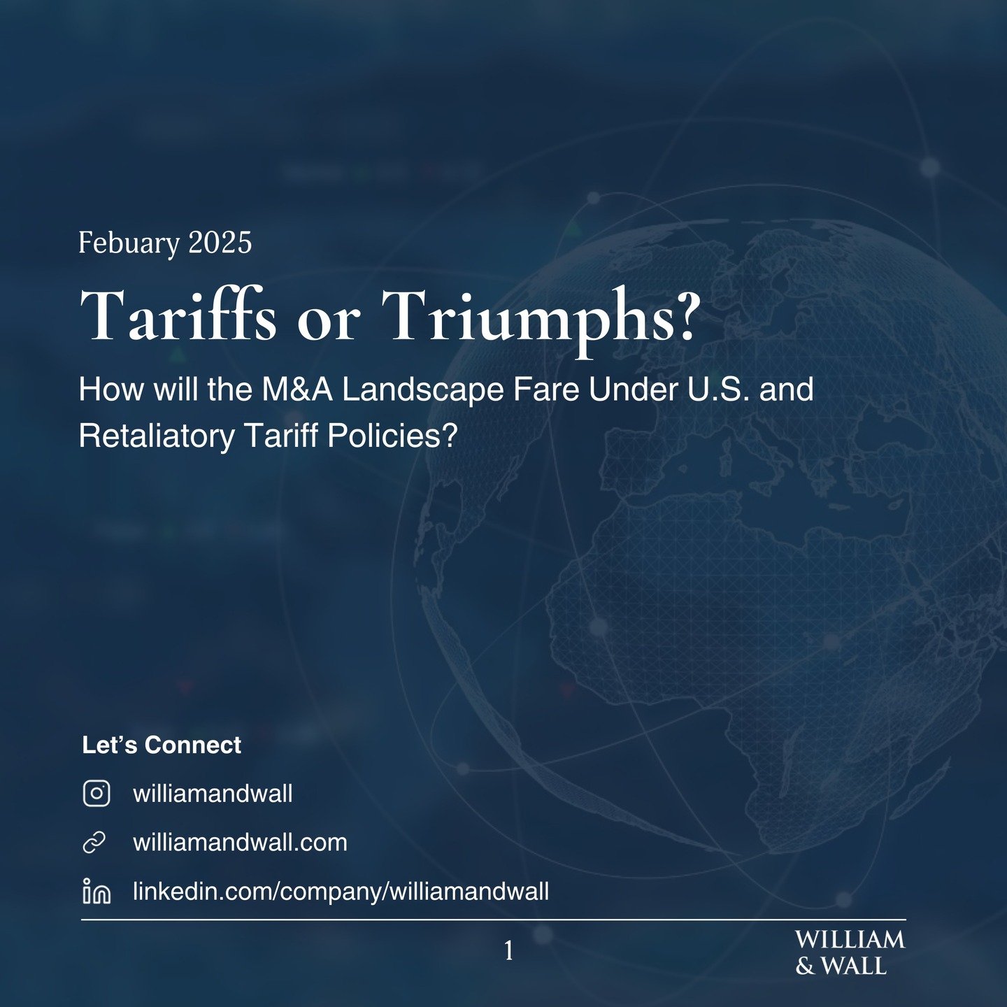 How will the M&A landscape fare under evolving trade policies? We are pleased to share our economic report.
.
.
.
#williamandwall #investmentbanking #mergersandacquisitions #finance #banking #consulting #strategy #advisory #usa #merger #acquisiti