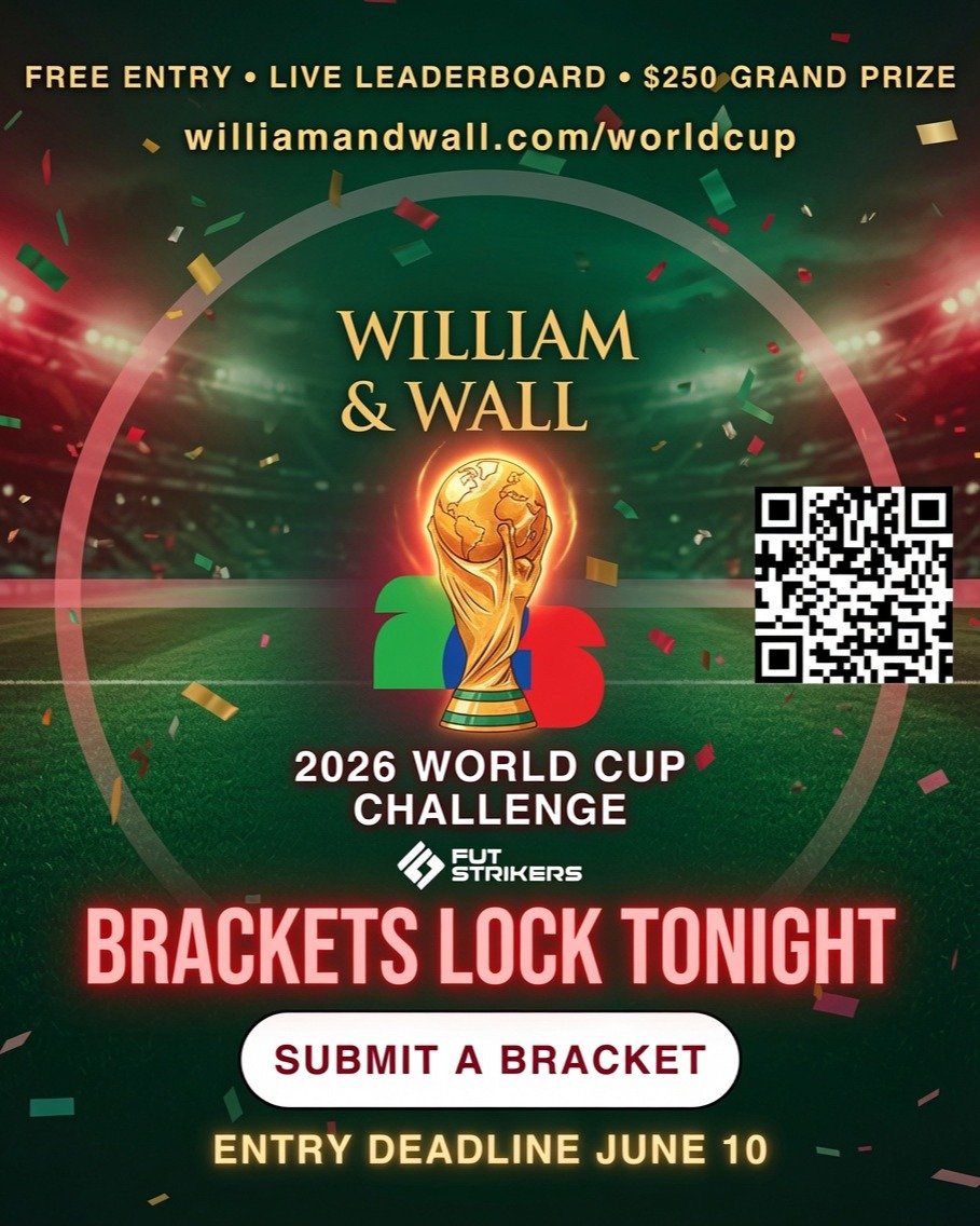 ⚽🏆 LAST CALL &mdash; Brackets lock at midnight tonight!
Free entry &bull; $250 Grand Prize &bull; Live Leaderboard
Last chance to submit 👉 Link in bio