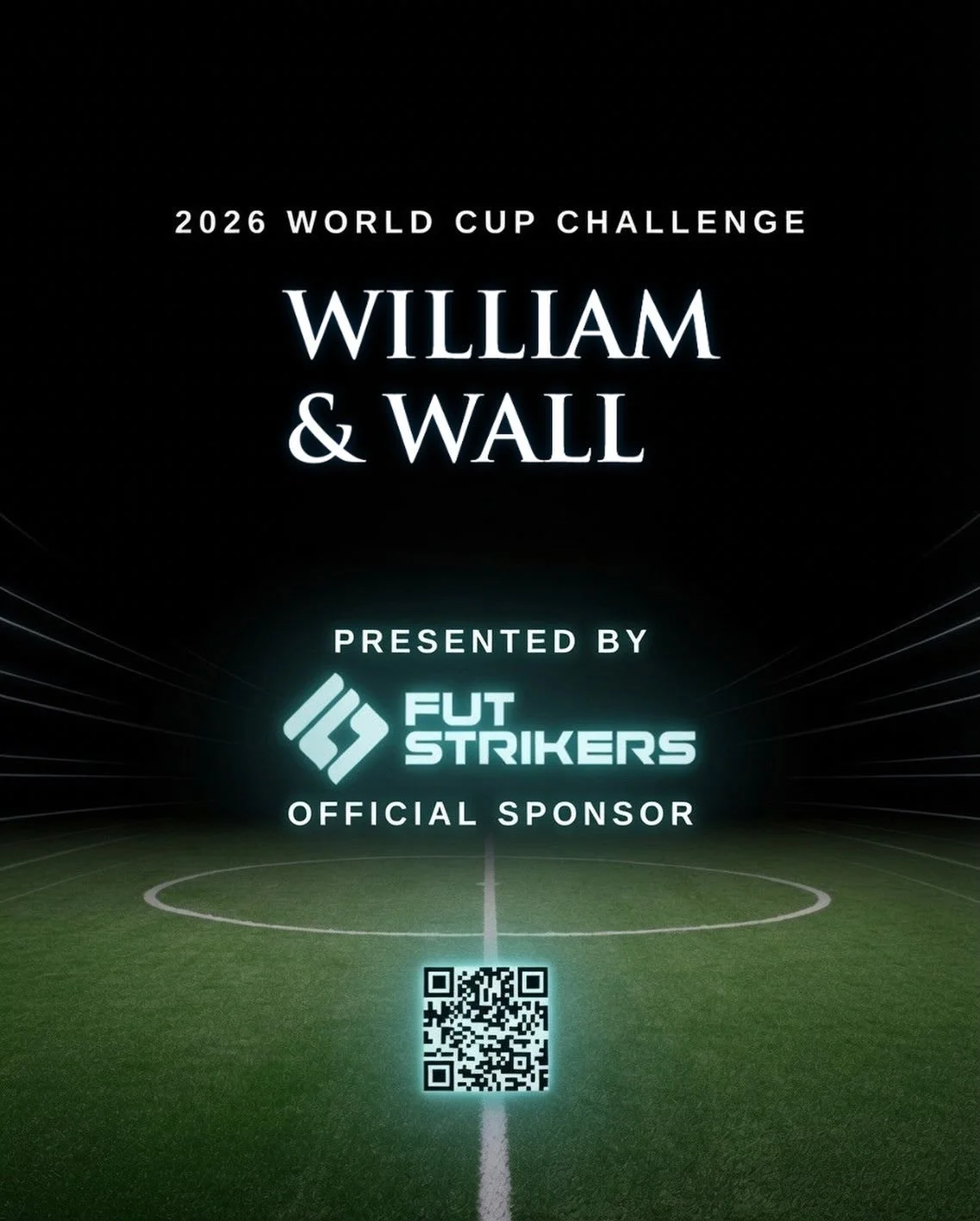 ⚽🏆 We are pleased to welcome @futstrikers.club as the Official Sponsor of the William &amp; Wall 2026 World Cup Challenge.
FutStrikers has become a trusted name in youth soccer, providing FIFA Basic and NFHS-certified match balls to players, clubs, 