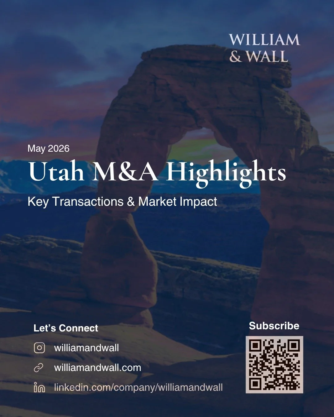 Recent transaction activity in Utah includes Capital One's acquisition of Brex, Zelis' purchase of Rivet, and Blue Moon Metals Inc.'s acquisition of the Apex Mine Project from Teck. Read our full report here.
