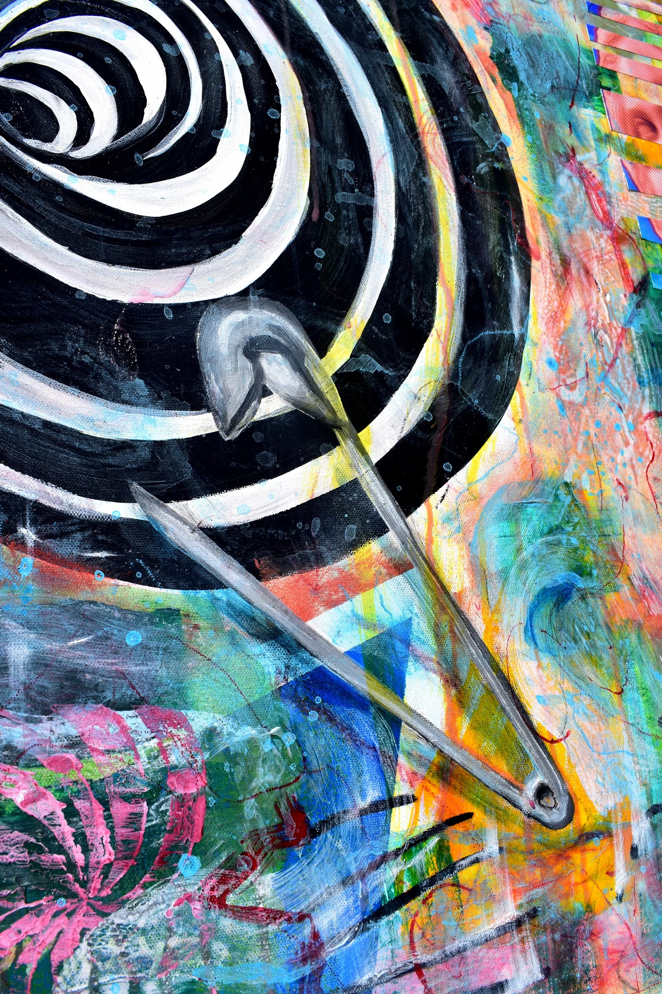 "Disillusioned" Mixed Media, 24 x 30, SOLD