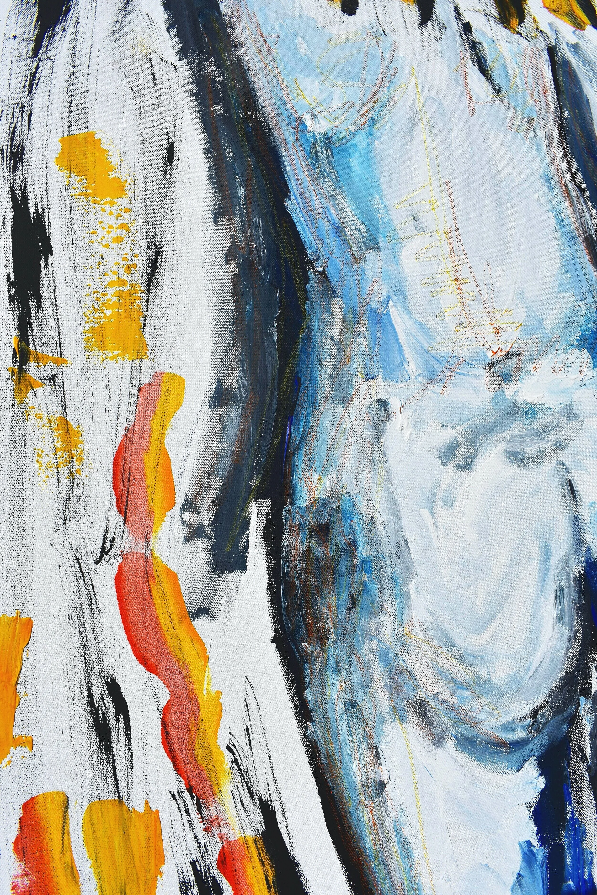 "Lady of the Night", Mixed Media on Canvas, 30" x 40"