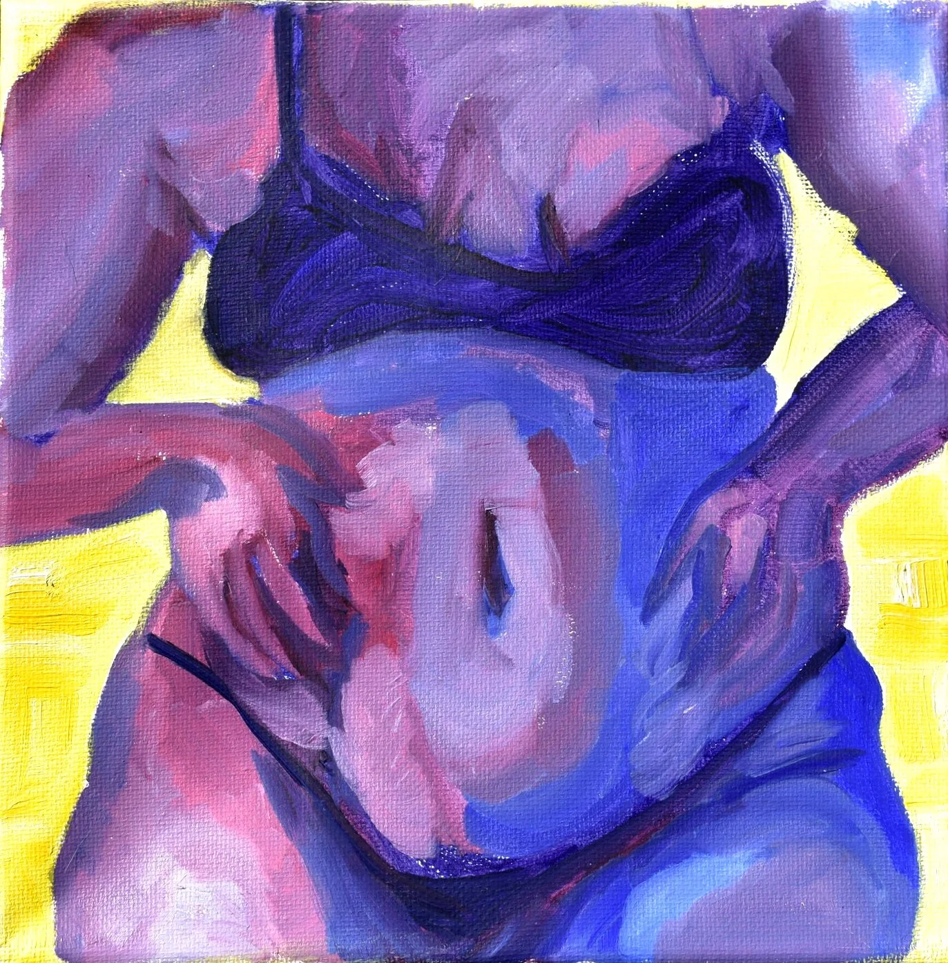 "Purple Dreams" , Oil on Canvas, 12 x 12, AVAILABLE