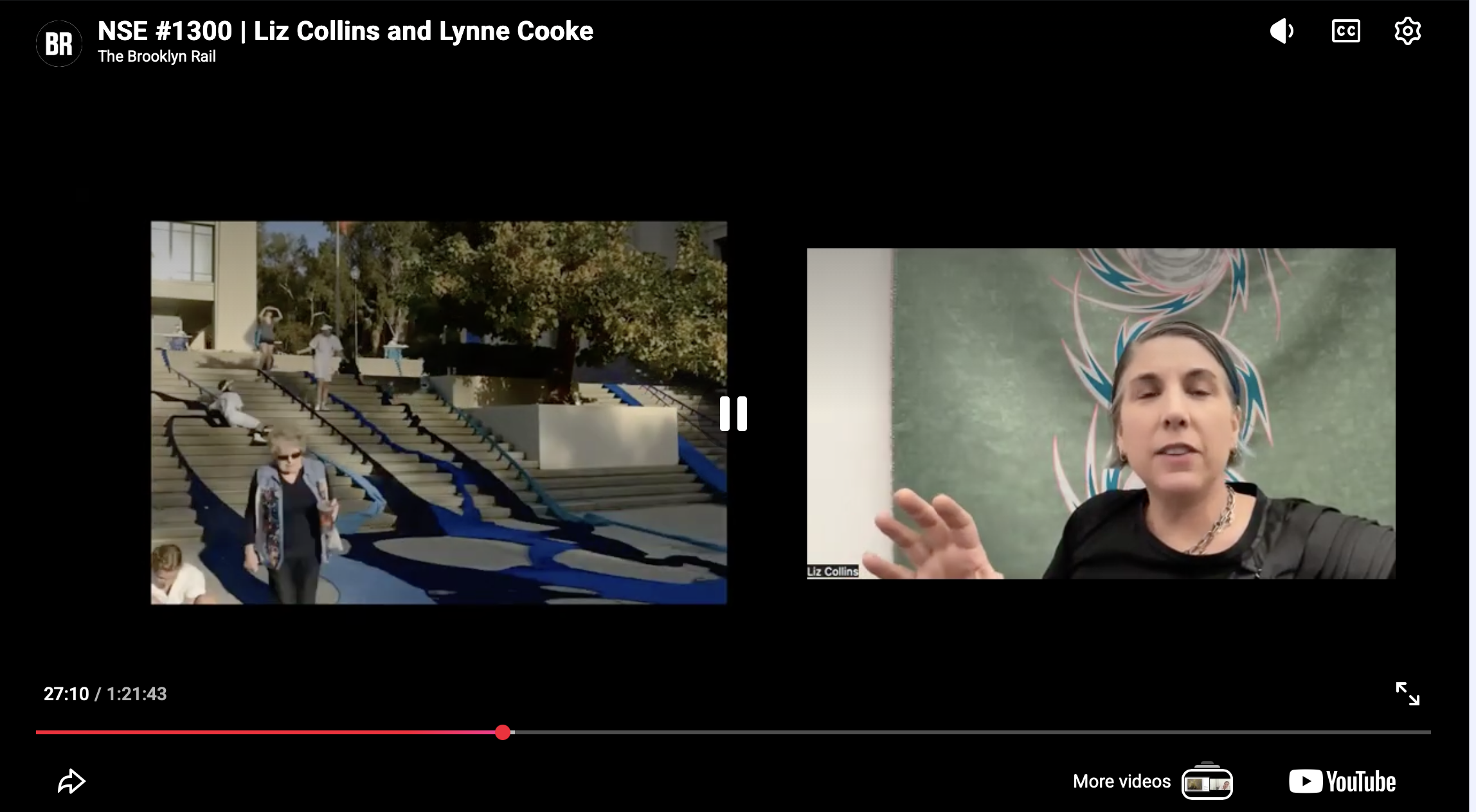 Brooklyn Rail talk with Lynne Cooke 2025