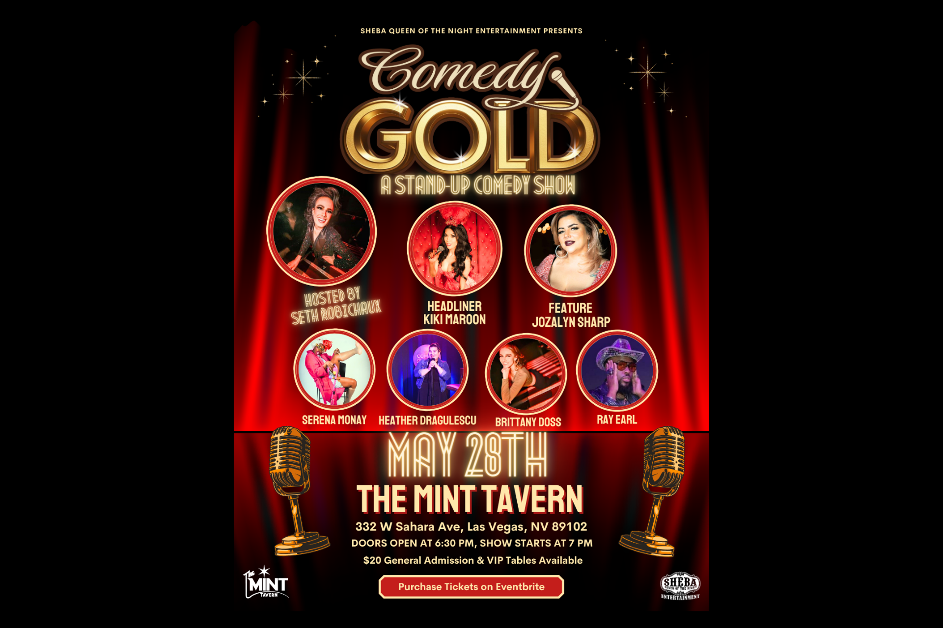 Comedy Gold A Stand-Up Comedy Show May 28