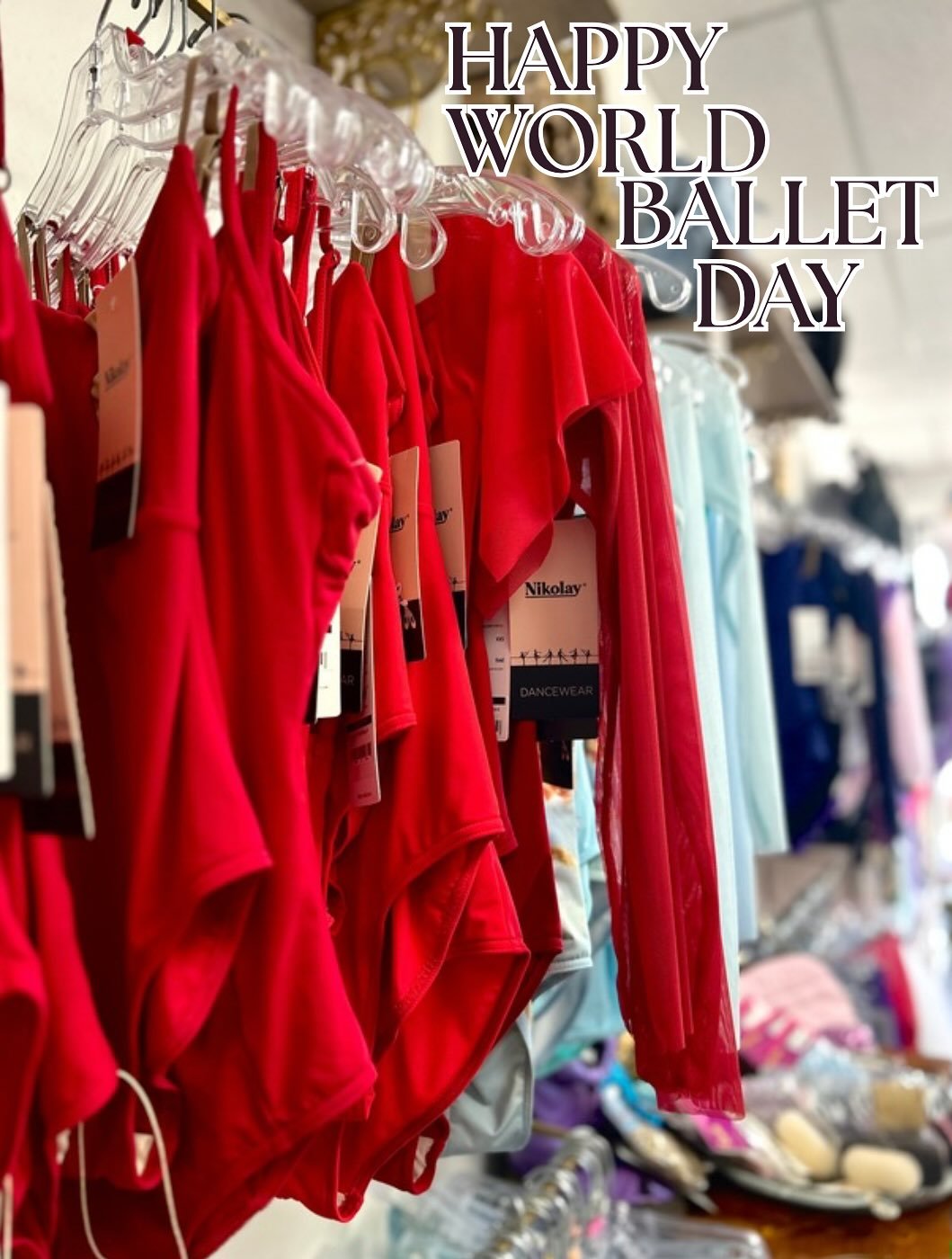 Happy World Ballet Day! 🩰 💖
Pointe shoes, Leotards, and a love for ballet that never fades. 💕
Today we celebrated the beauty that inspires our Boutique everyday. 
&bull;
&bull;
#WorldBalletDay #TutusAndRibbons #BalletBoutique 
#SanAntonioDancer #T