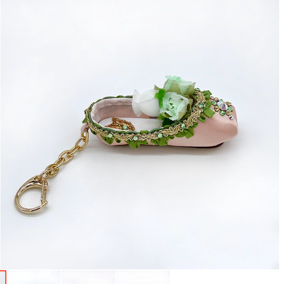 Esmerelda - Decorated Pointe Shoe Keychain