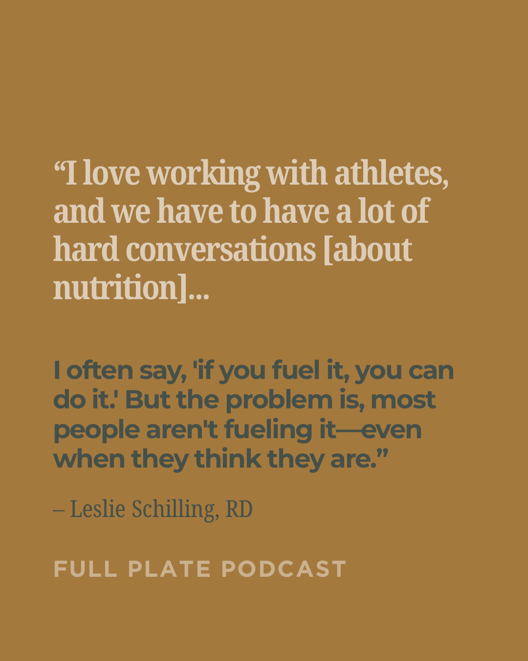 #215: The Dark Side of Discipline: Exercise Dependence, Under-Fueling, and Why Rest Feels So Hard with Leslie Schilling, MA, RDN, CSCS, CEDS-C