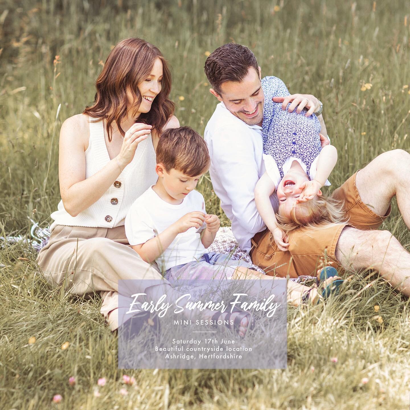 Early Summer Family | Mini Sessions | Saturday 17th June 2023

Super fun, loving and relaxed mini sessions! 

Booking now, scroll for full details | sessions limited | link in bio

#summer #familyminisession #countryside #minishoot #ashridge #hertfor