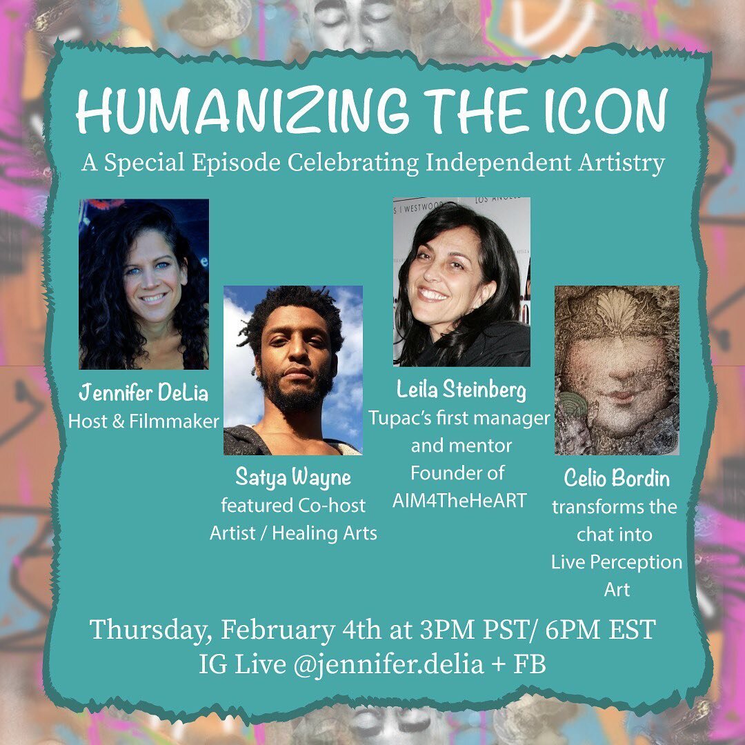Tomorrow, February 4th at 3 PM PST/ 6 PM EST join us for a special episode of Humanizing the Icon (@humanizingtheicon) celebrating Independent Artistry and the 102nd birthday of United Artists(February 5th 1919) We are going Live with the director of