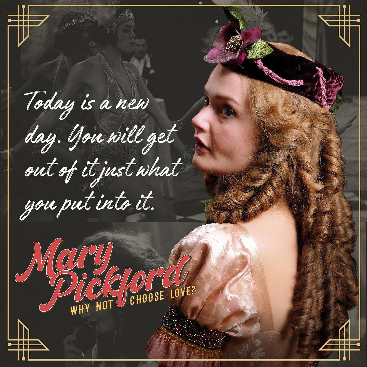 Quote from Mary Pickford, subject of the film &ldquo;Why Not Choose Love? A Mary Pickford Manifesto&rdquo; directed by @jennifer.delia. 

If you want to see more of Jennifer's work check out @humanizingtheicon page for chats with visionaries. 

Write