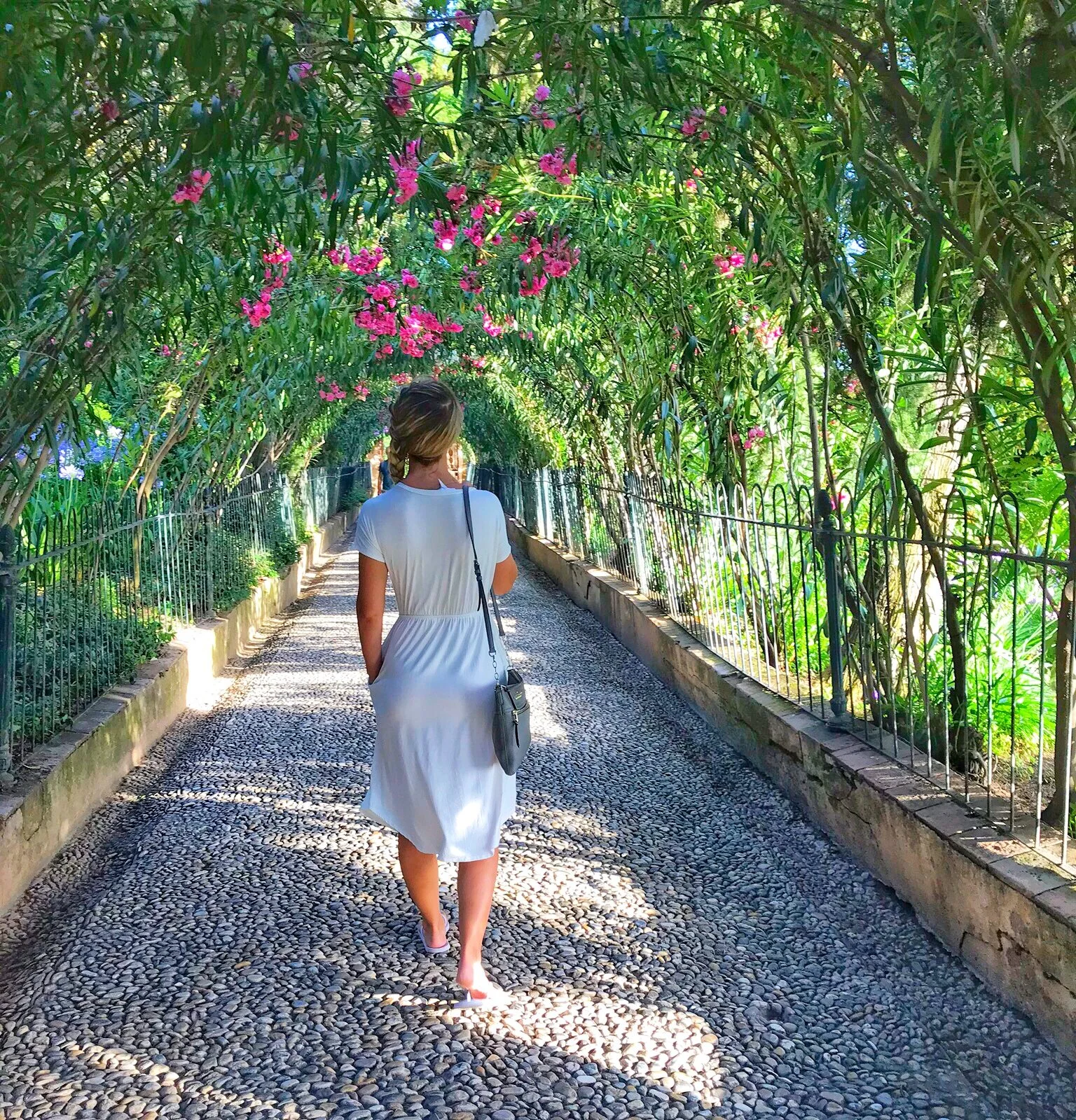 Strolling through the gardens