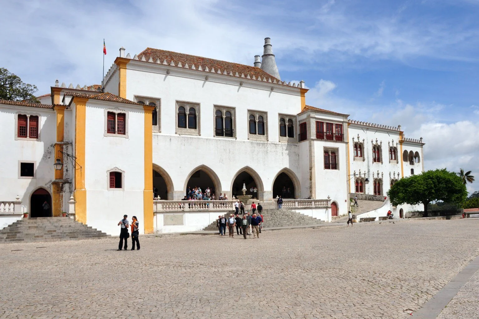 National Palace in Sintra (not my picture – but I wanted to show what it looked like)