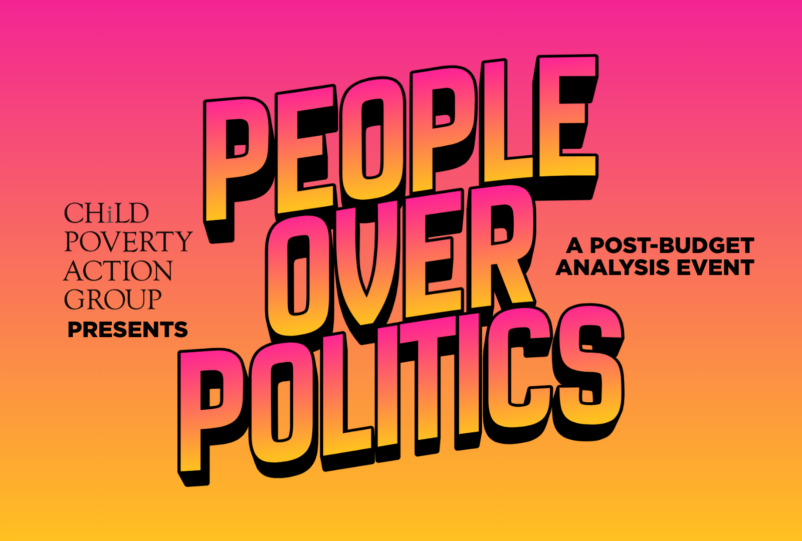 People Over Politics: CPAG Post-Budget Hui 2026