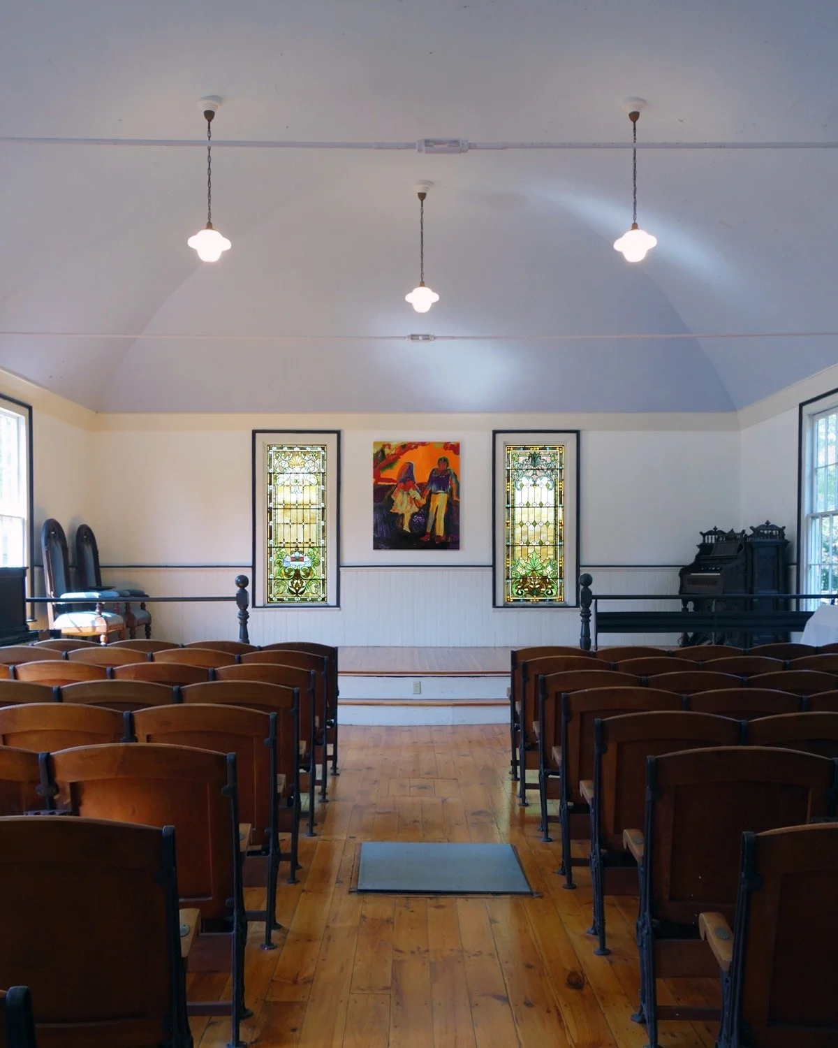 [Standing on the Moon, 2021, 40"x50"]