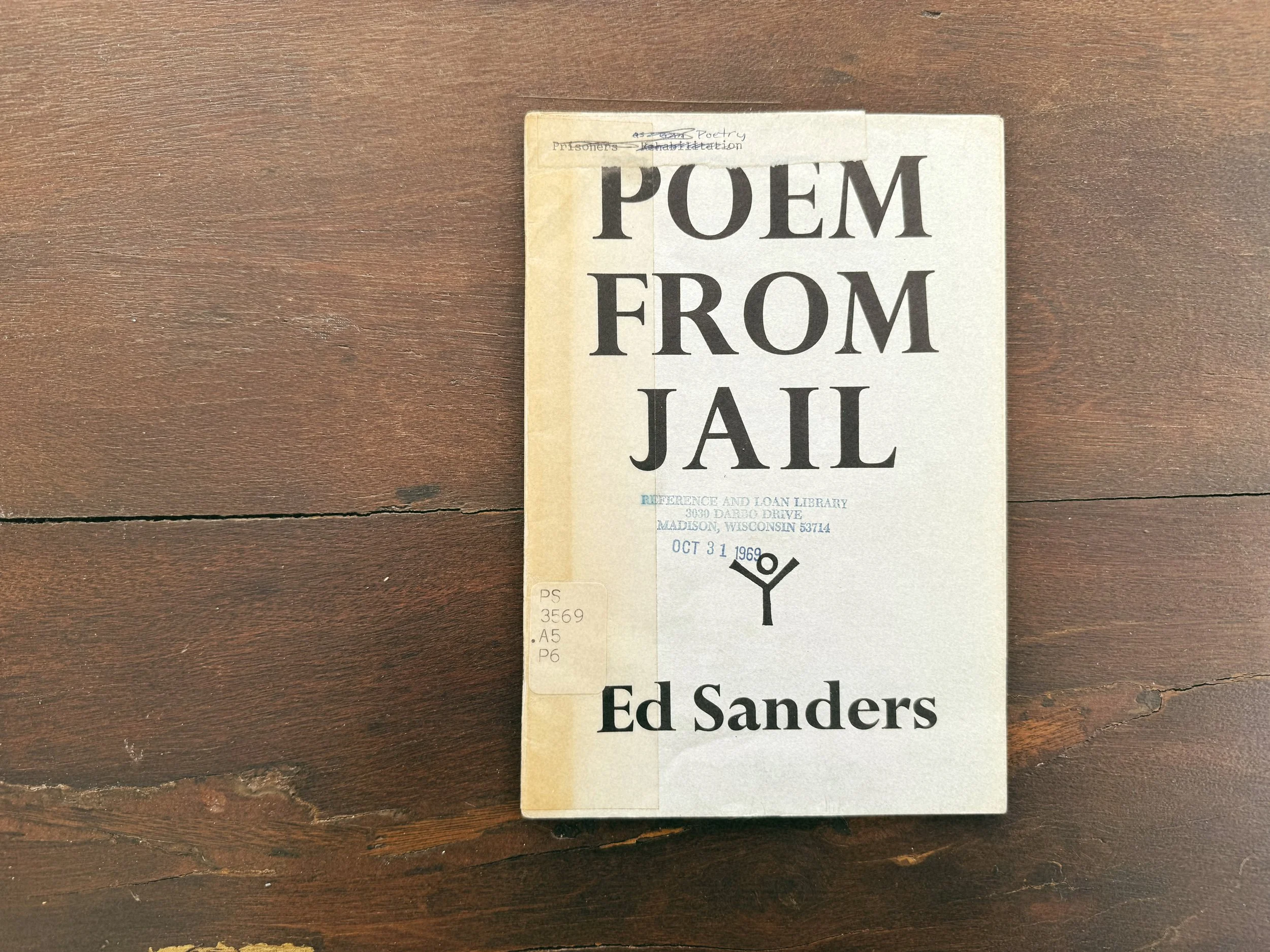 Poem from Jail by Ed Sanders