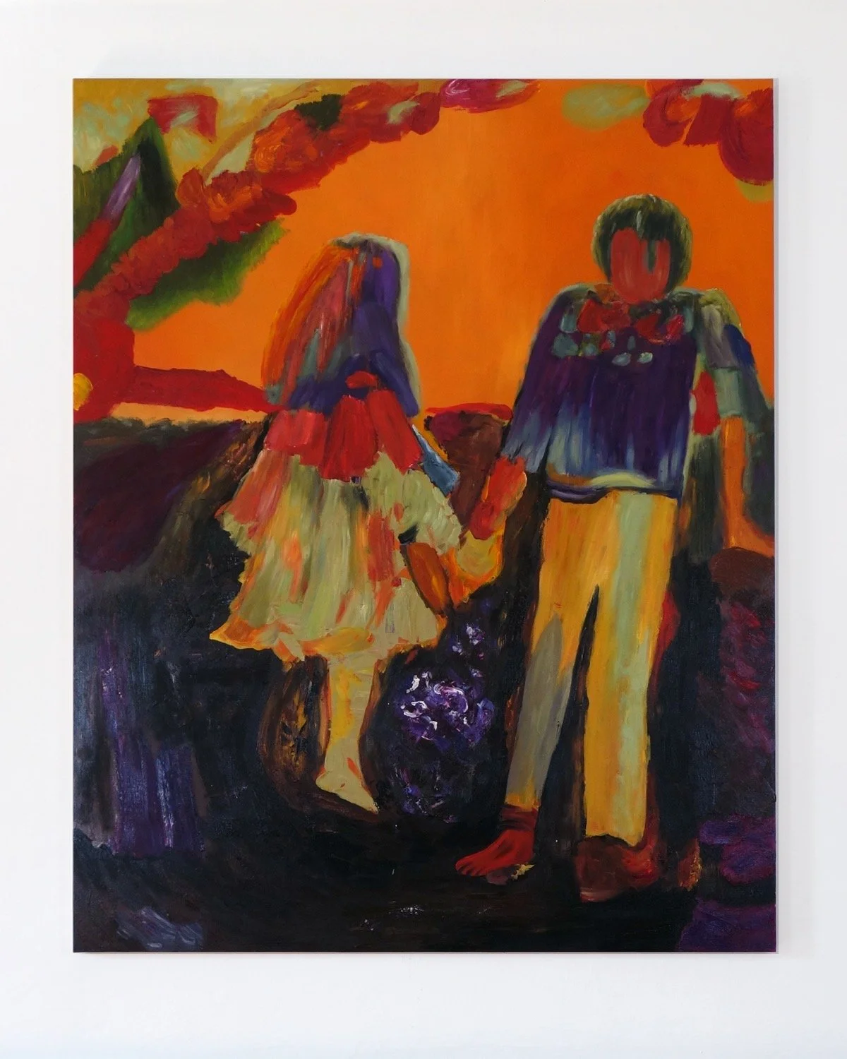 [Standing on the Moon, 2021, 40"x50"]