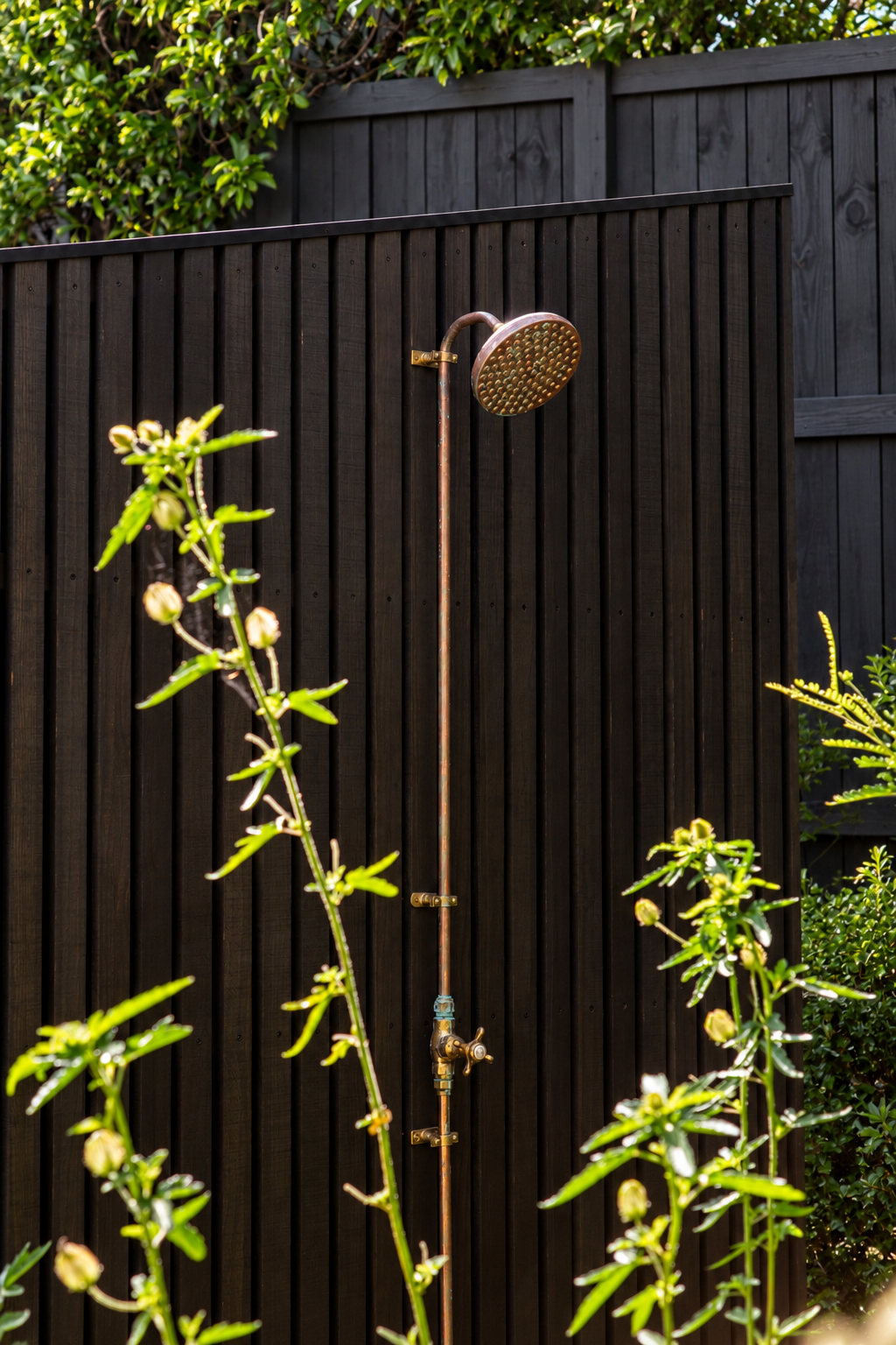 Copper Rain Shower on Outdoor Sauna.png