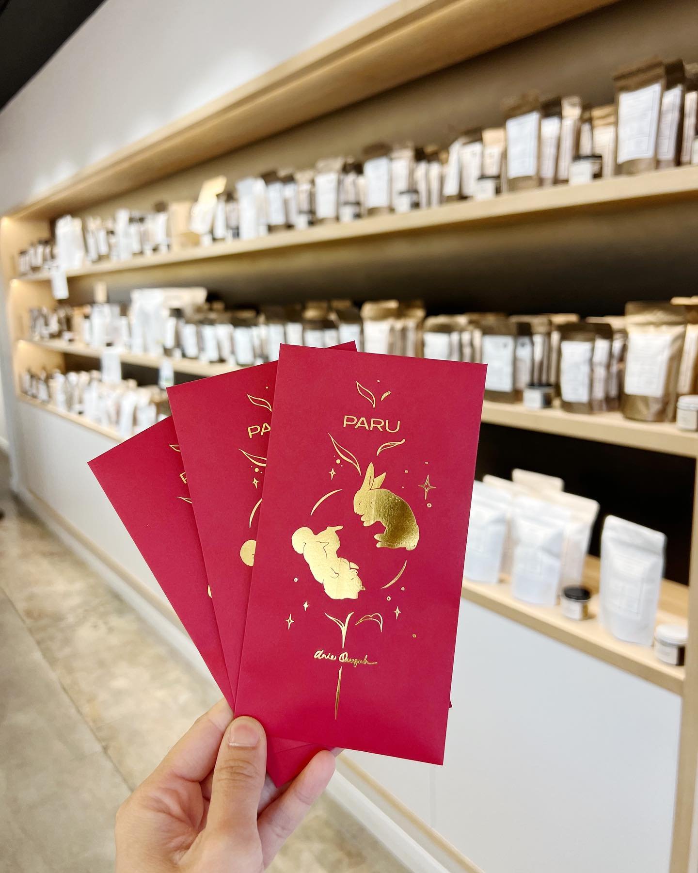 Lunar New Year Designs for PARU celebrating the year of the rabbit