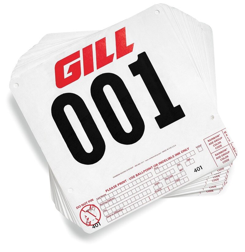 Hip Numbers - Roll of 250 – The Track Depot