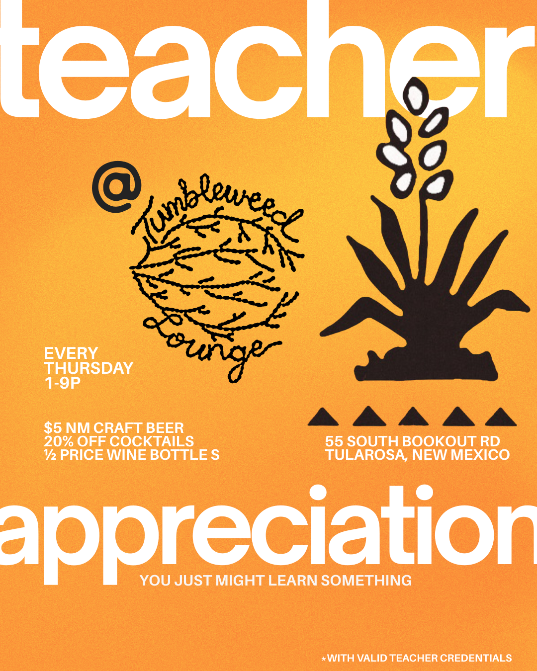 Teacher Appreciation Night