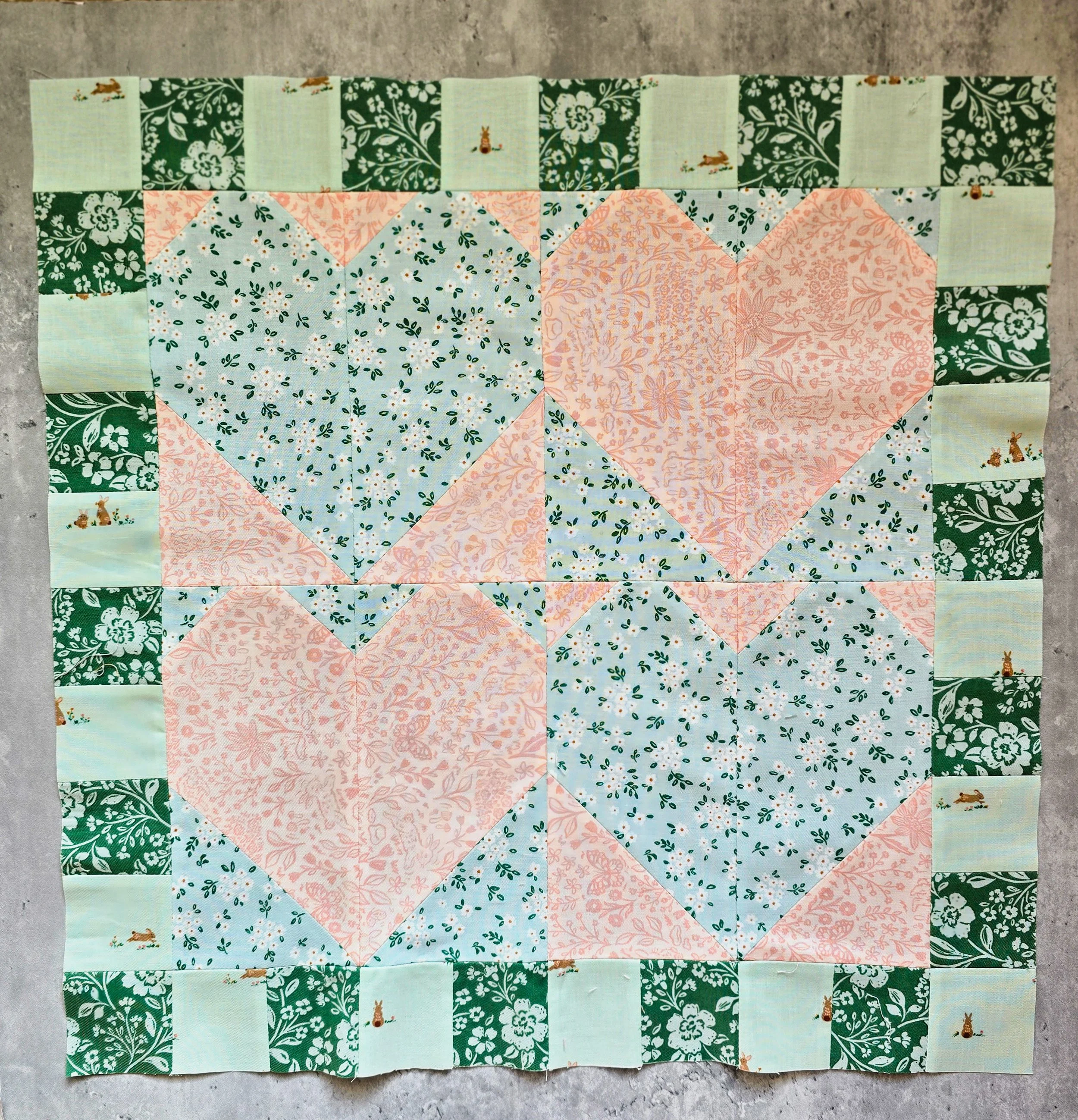 Sweetheart Quilt Block PDF Pattern