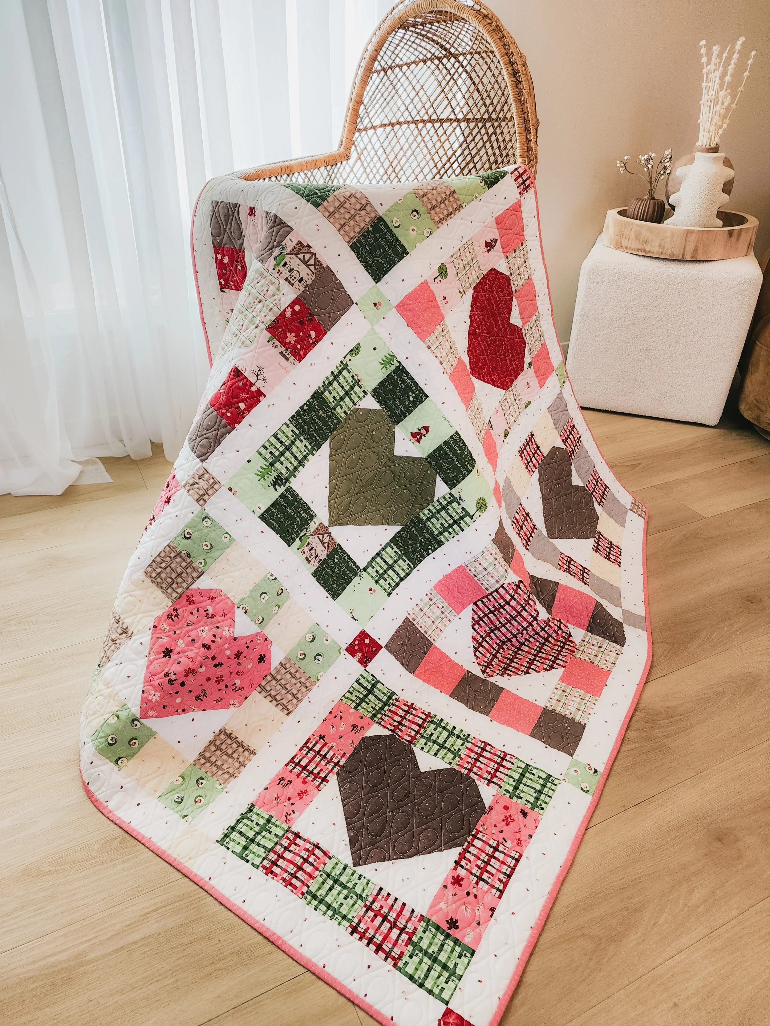 Free Cozy Love Quilt Pattern — Thai Charm LLC