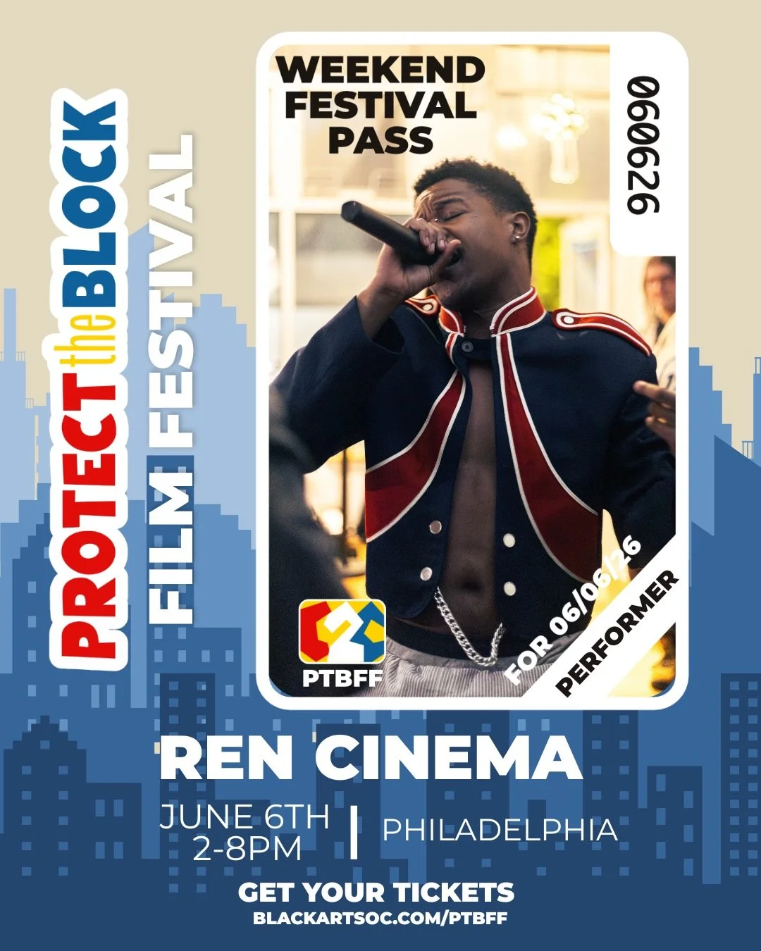 Drop the mic, Protect the Block Film Fest is bringing the sound! 🎤🔥 We are hyped to introduce two incredible musical powerhouses joining us on Saturday, June 6th at Rebel Arts Movement:

✨ RENCINEMA (@rencinema ) Hailing straight from Uptown Philad