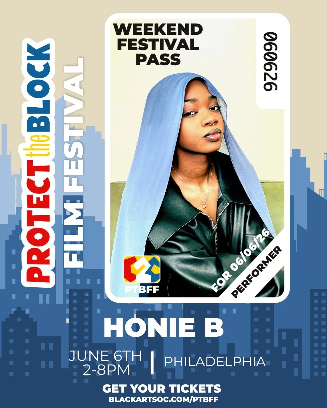 Two powerful voices, one stage. 🎙️✨ Help us welcome two incredible spoken word artists @kween_natural and @honiebmus to Protect the Block Film Festival!

📝 @kween_natural : A multi-hyphenate artist from the DMV, KIA has used spoken word as a creati