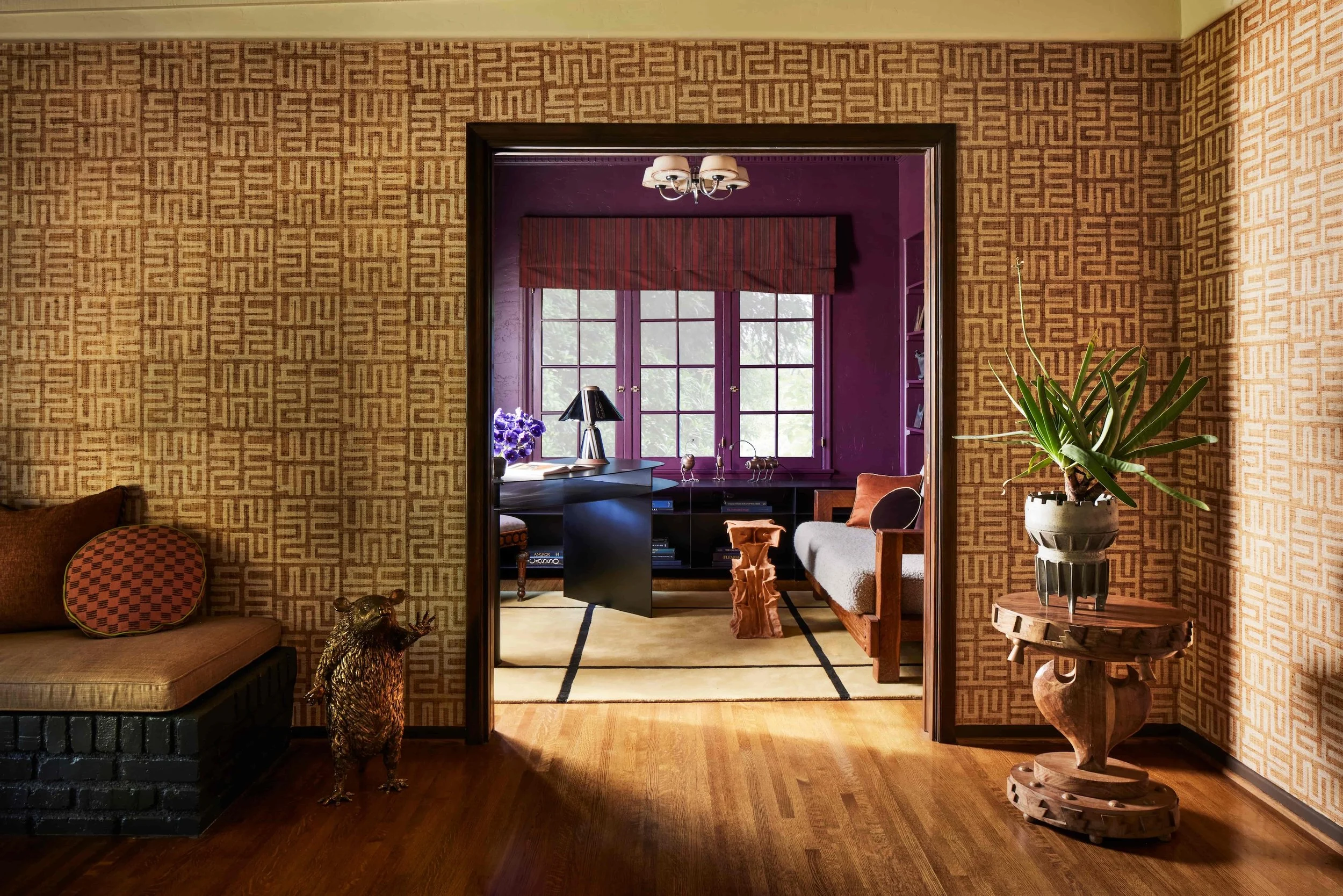 Phillip Jeffries Wallpaper installed by Gioze Wallcverings