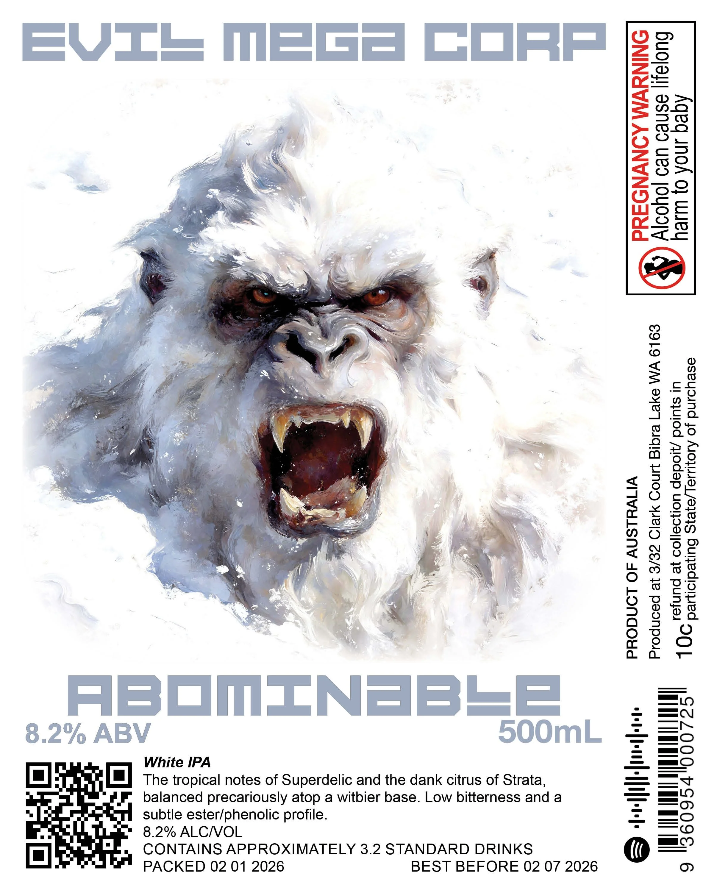 ABOMINABLE 4 PACK (8.2%)