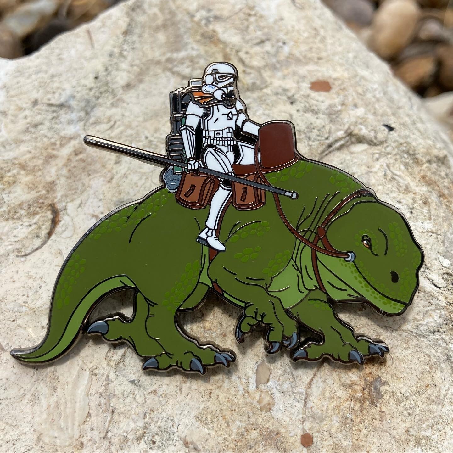 Ah yes, the Iconic Dewback and Sandtrooper. "And look, those animals, I can't explain it. There's something graceful about them. They just move like every particle of 'em is perfectly aligned and entirely free. They'll take you through a storm, over