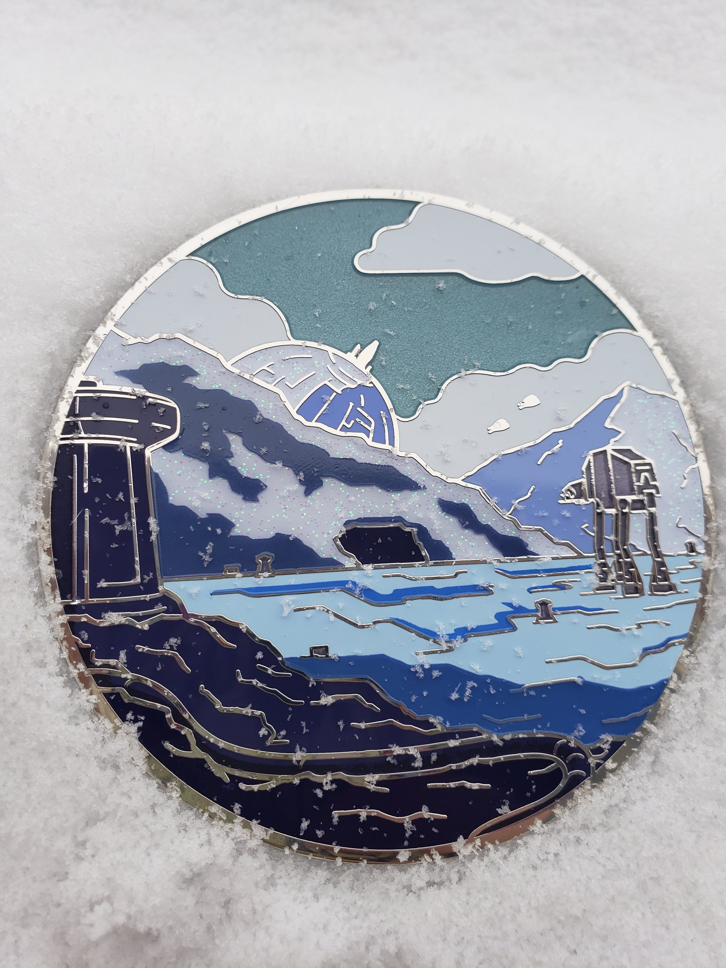 Hoth!
"ComScan has detected an energy field protecting an area around the sixth planet of the Hoth system. The field is strong enough to deflect any bombardment."
Limited Edition 150