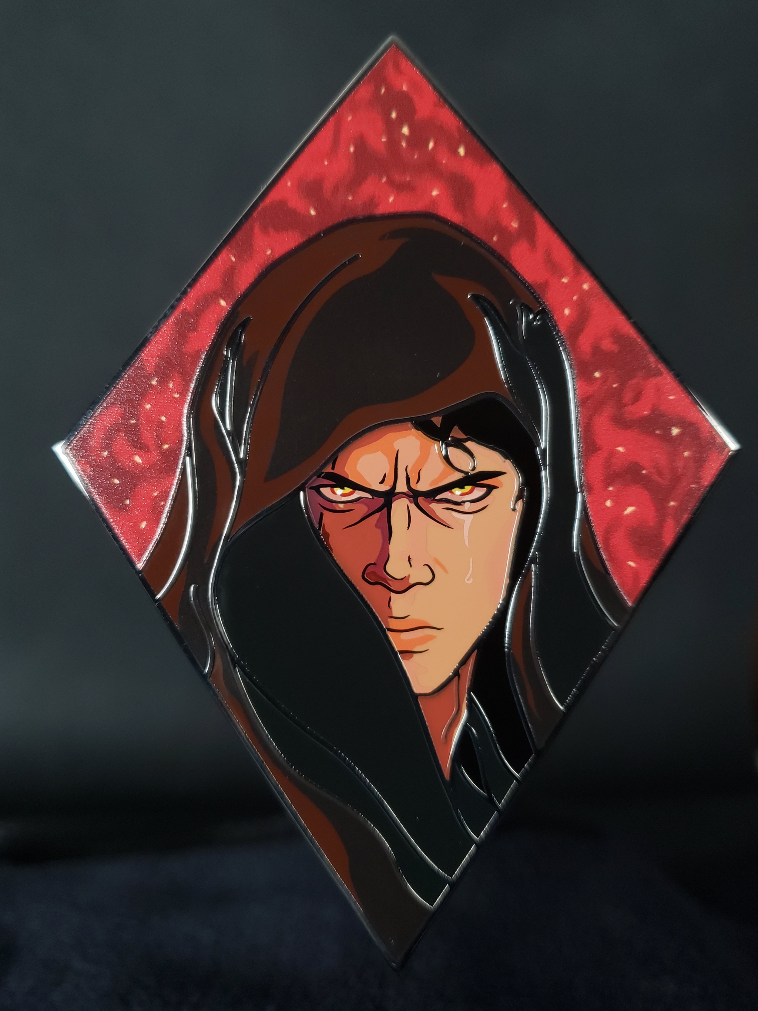 Originally a slave on Tatooine, Anakin Skywalker is a Jedi prophesied to bring balance to the Force. He is lured to the dark side of the Force by Chancellor Palpatine and becomes a Sith Lord, assuming the title of Darth Vader.
Anakin Skywalker’s tra