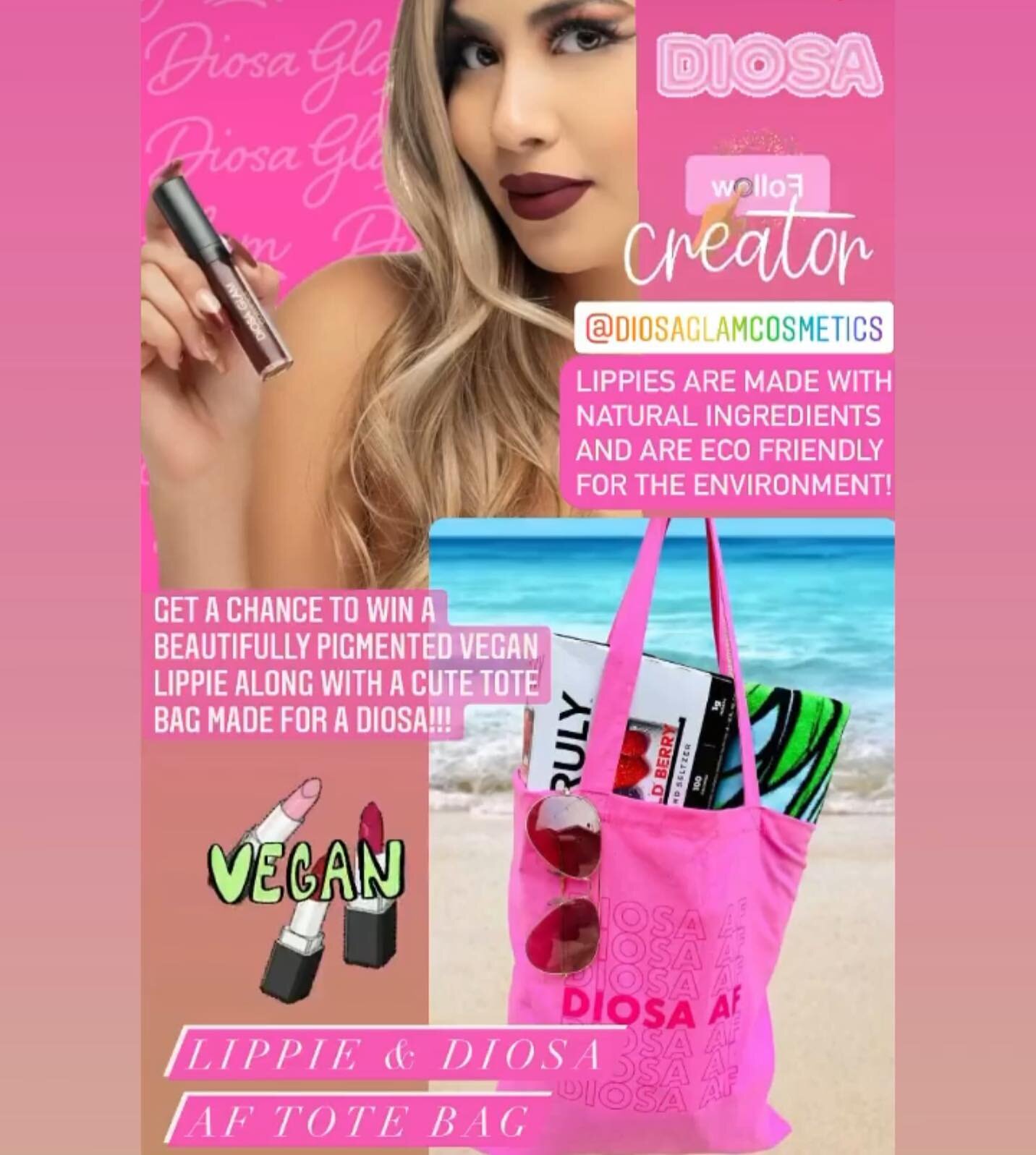 HEY DIOSAS!
Head on over to @thegoddessmercado to enter our collective GIVEAWAY for a chance to WIN a Goddess basket filled with luxury items from all #latinaentrepreneurs valued at over $1K!!!✨ THIS IS WILD!!!🔥

Prize includes DIOSA lippie and tote