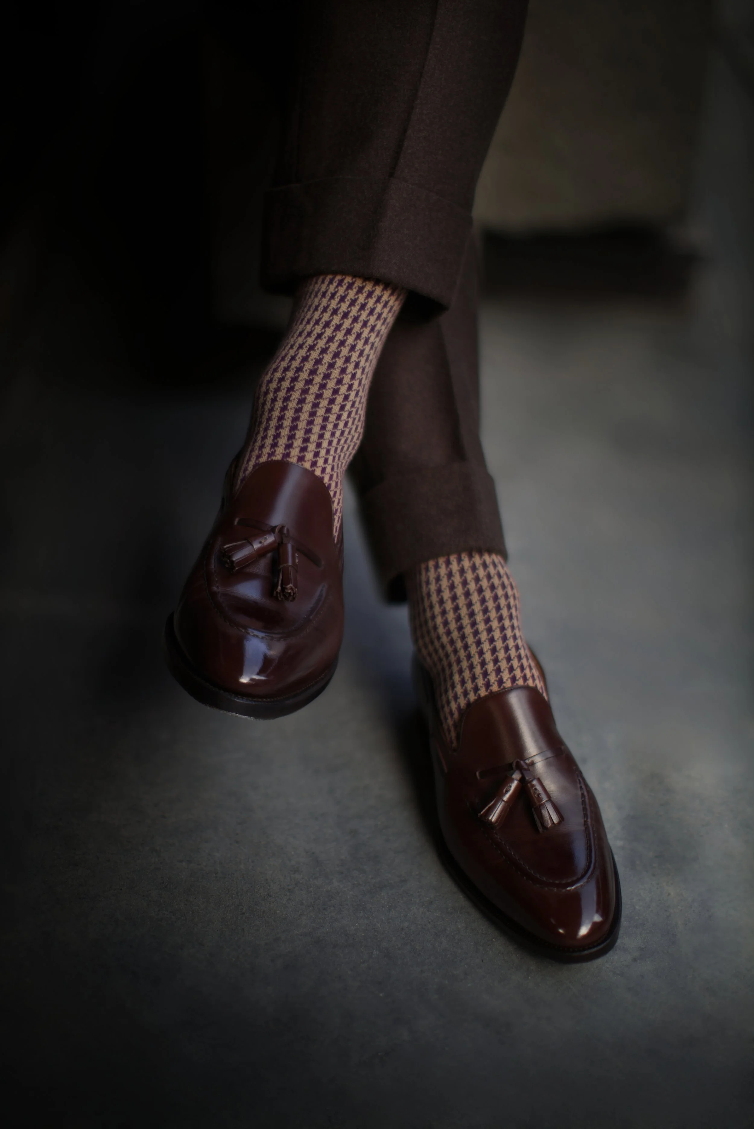 Il Regalo Houndstooth Socks