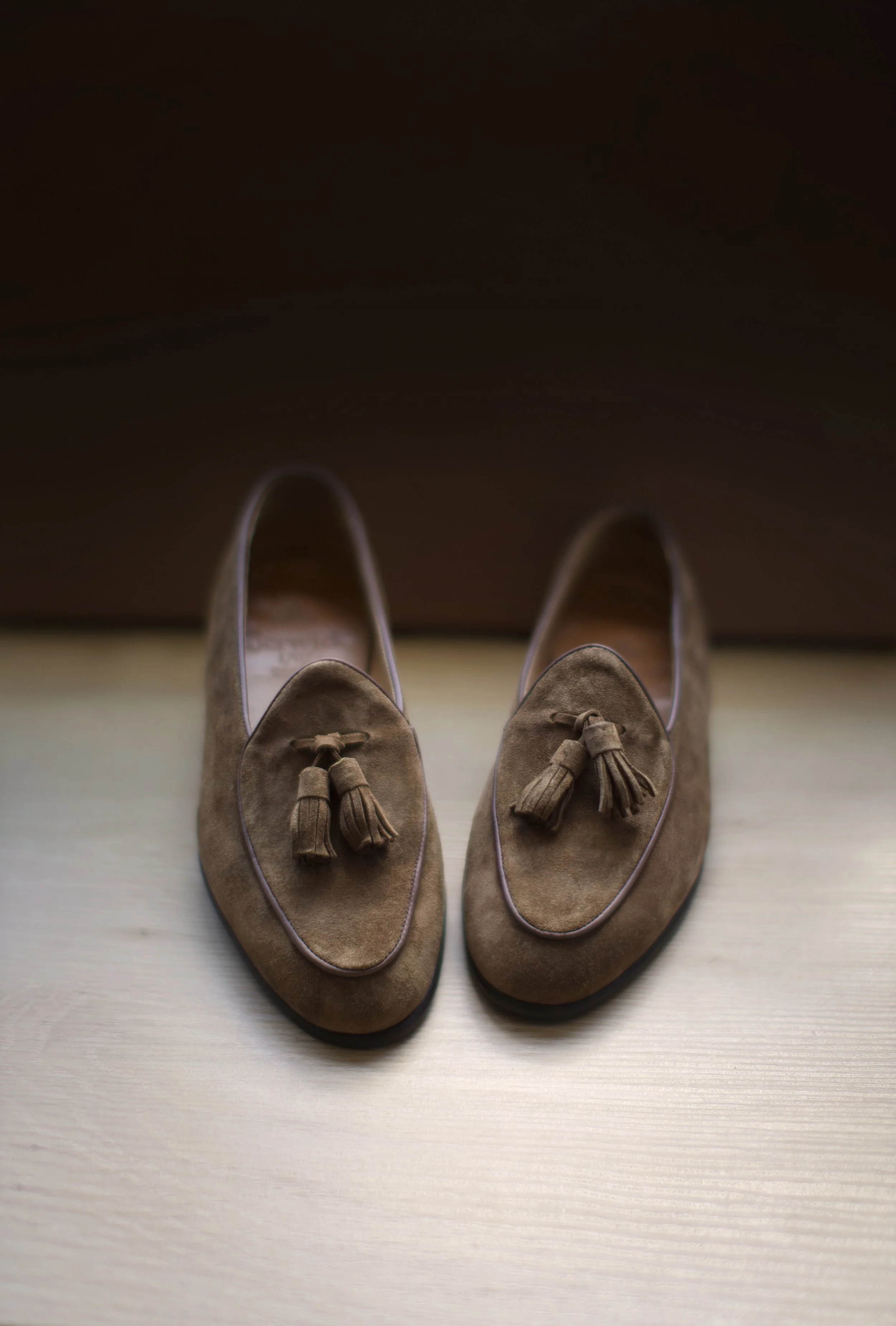 Belgian Tassel Loafer Light Brown