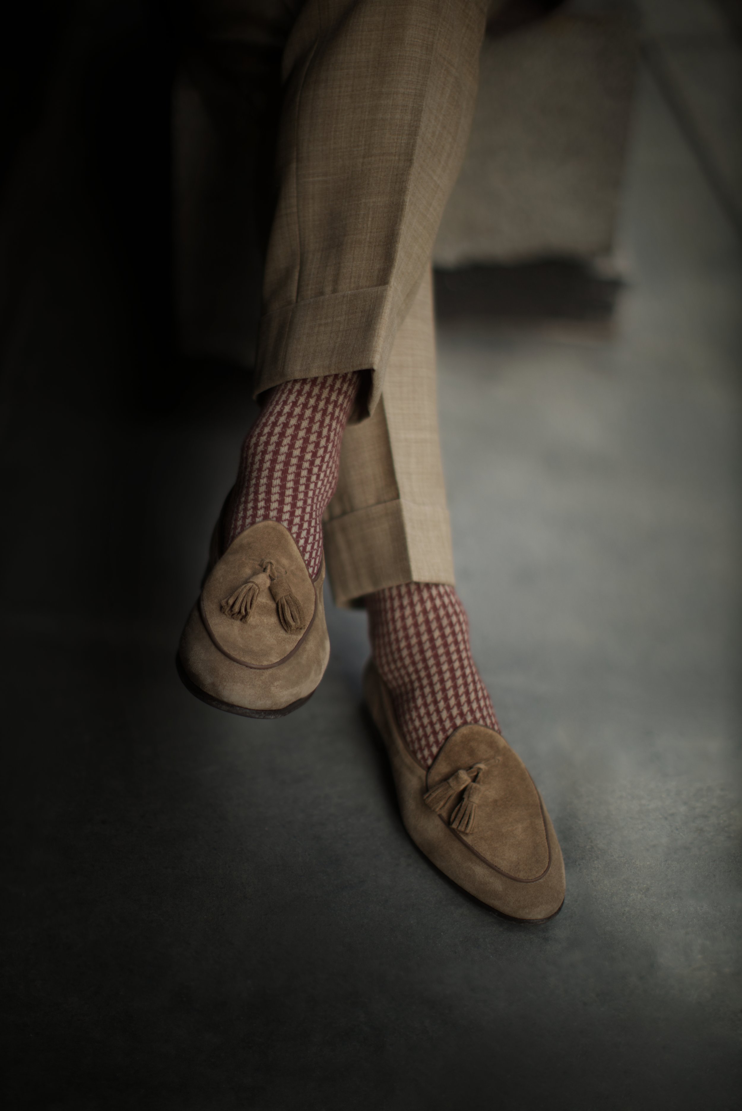 Il Regalo Houndstooth Socks